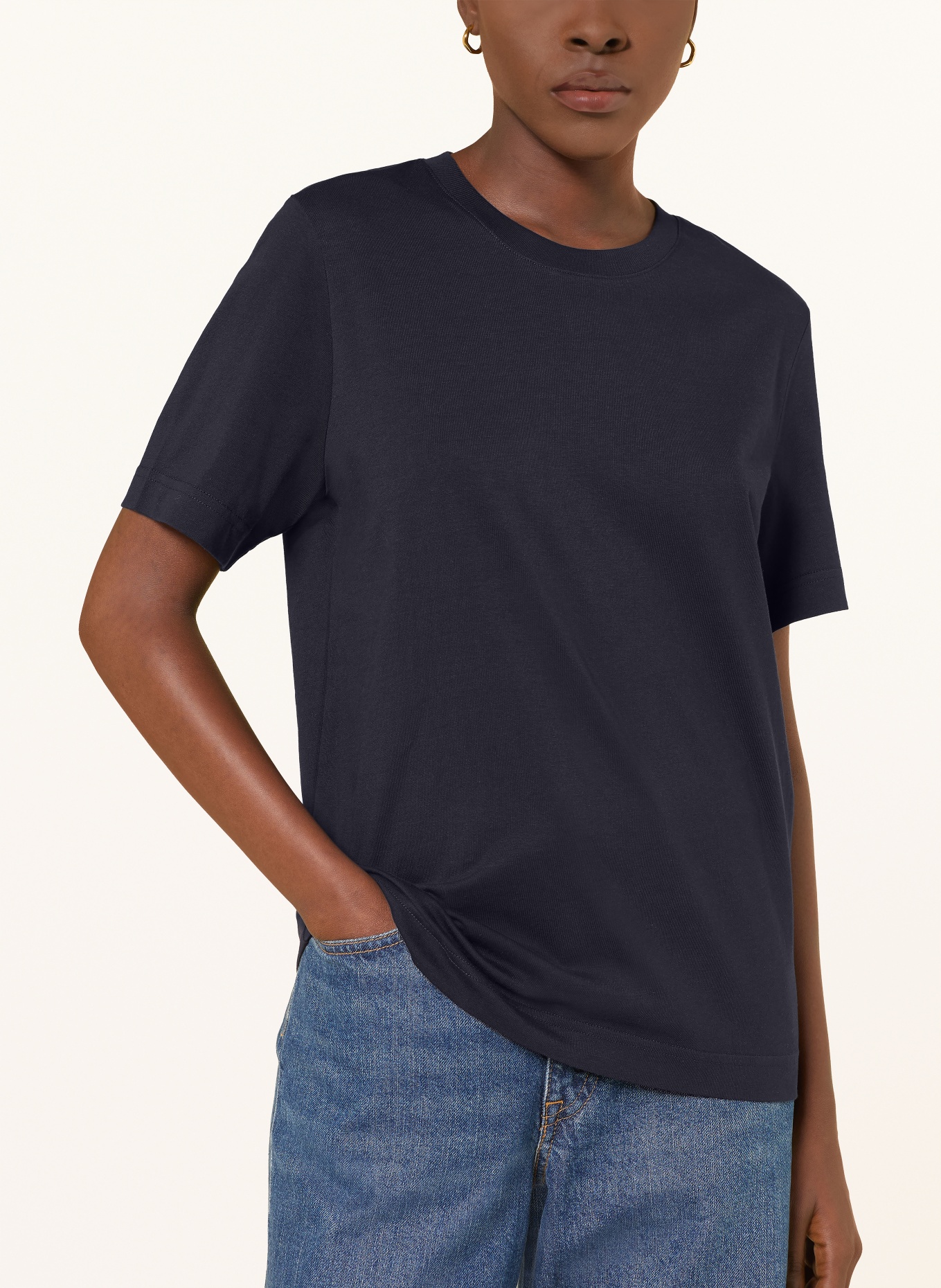 ARKET T-Shirt: DUNKELBLAU