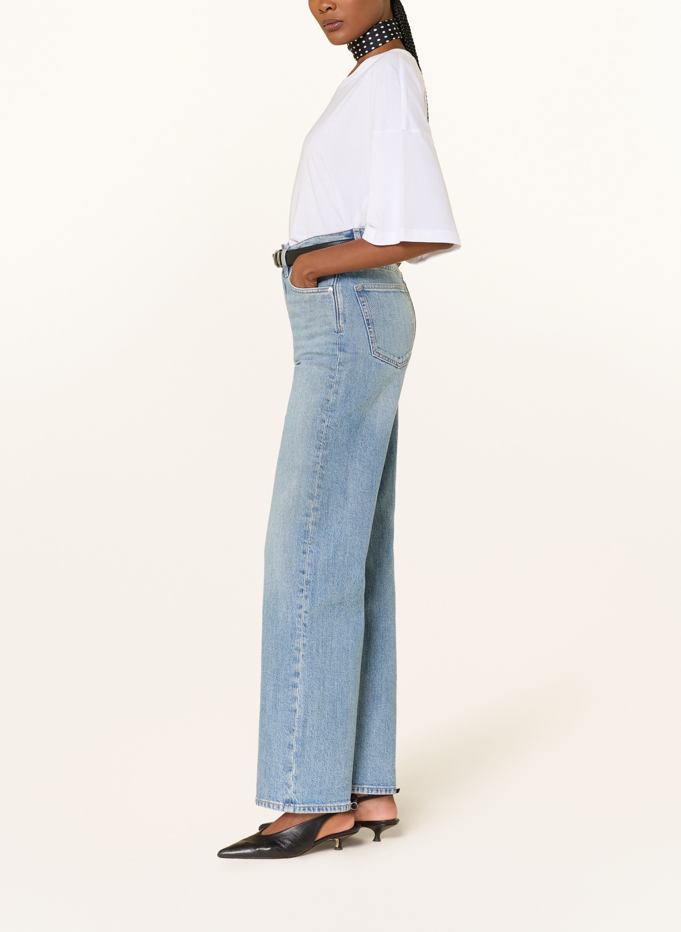 ARKET Straight Jeans: 019 Denim Blue