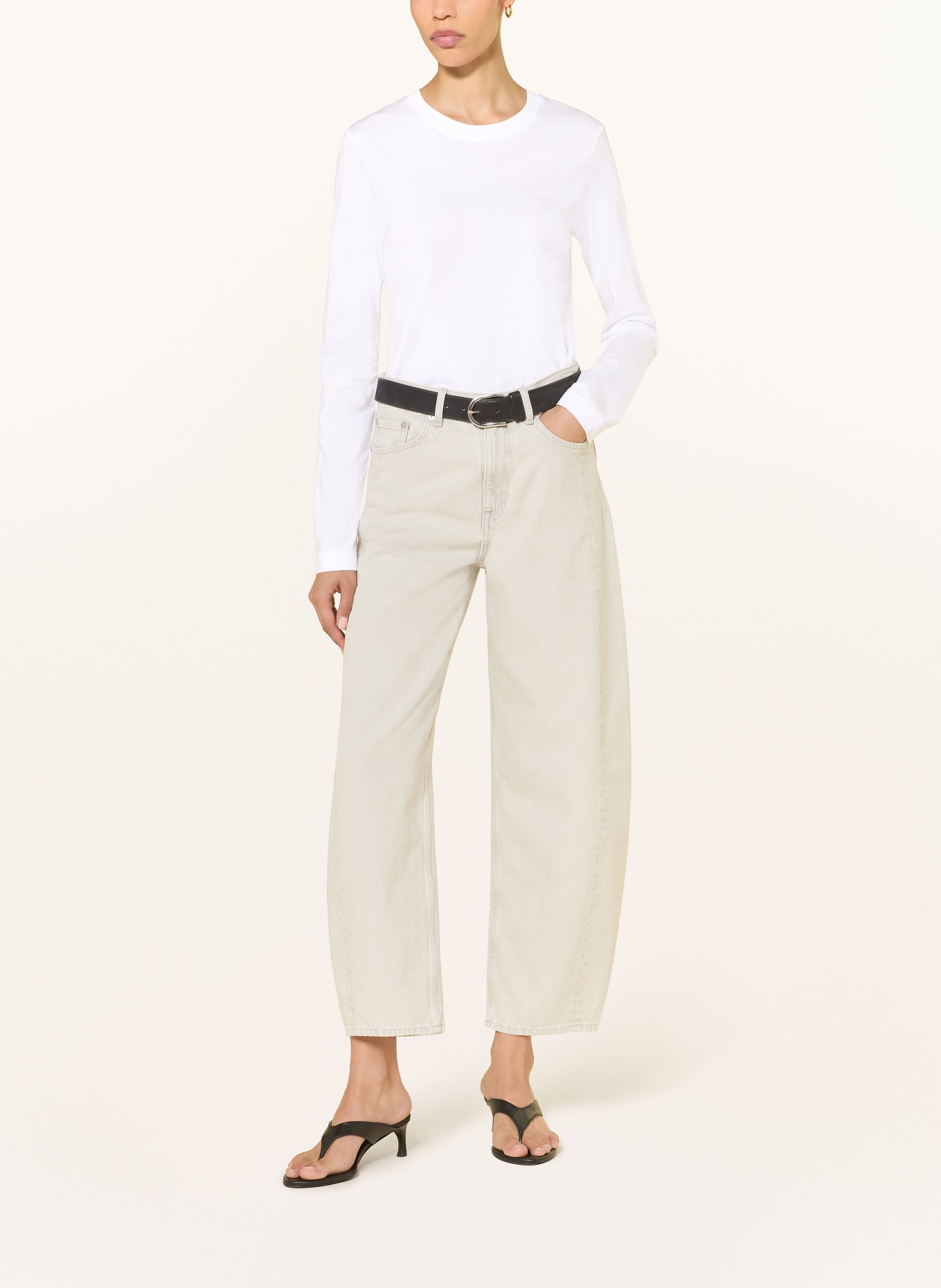 ARKET Longsleeve: WEISS