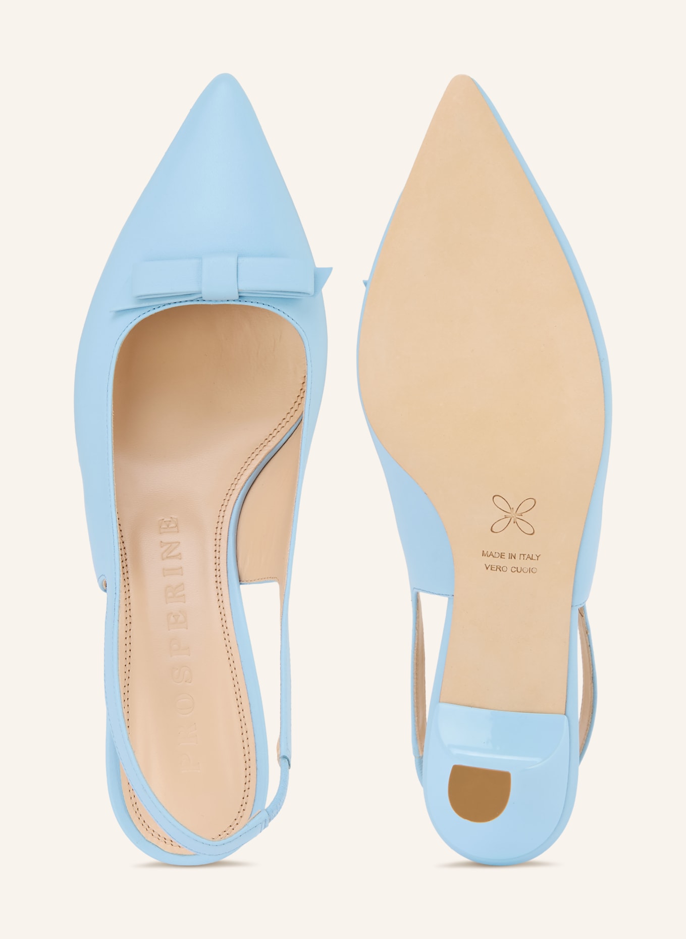 PROSPERINE Slingpumps: HELLBLAU