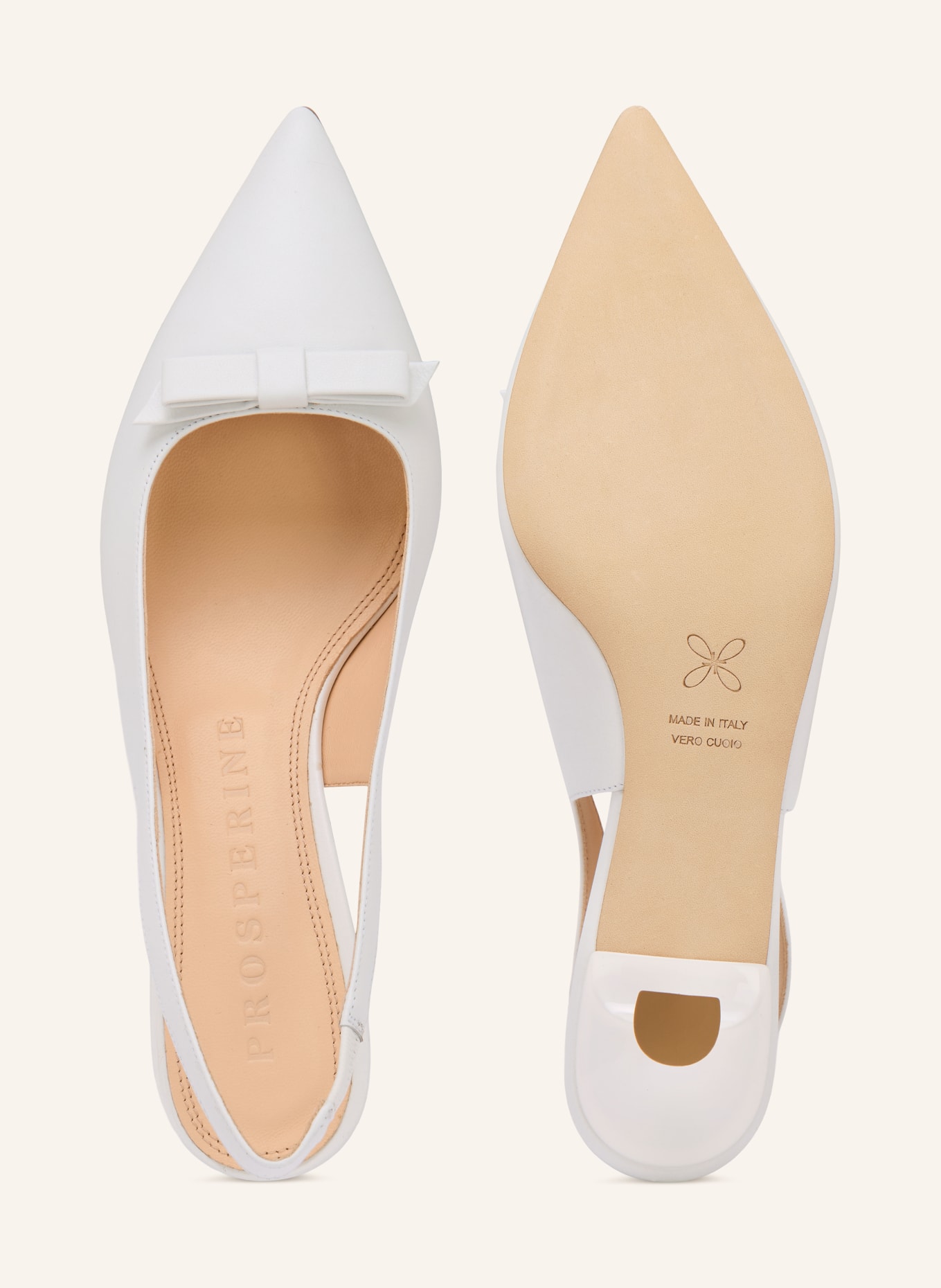 PROSPERINE Slingpumps: WEISS