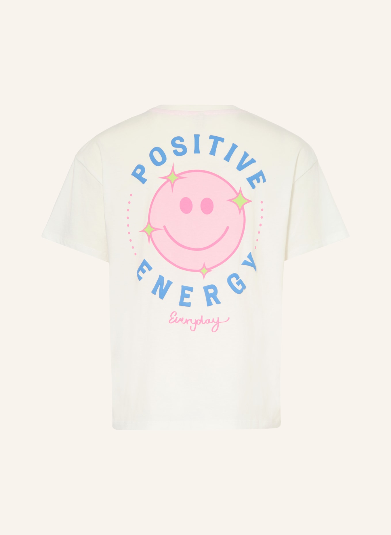 ONLY T-shirt: BLANC / ROSE / BLEU