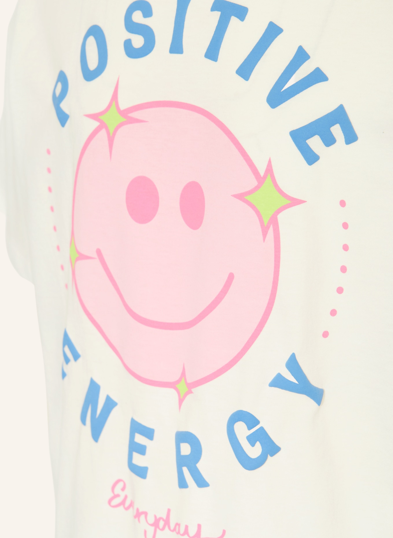 ONLY T-shirt: BLANC / ROSE / BLEU