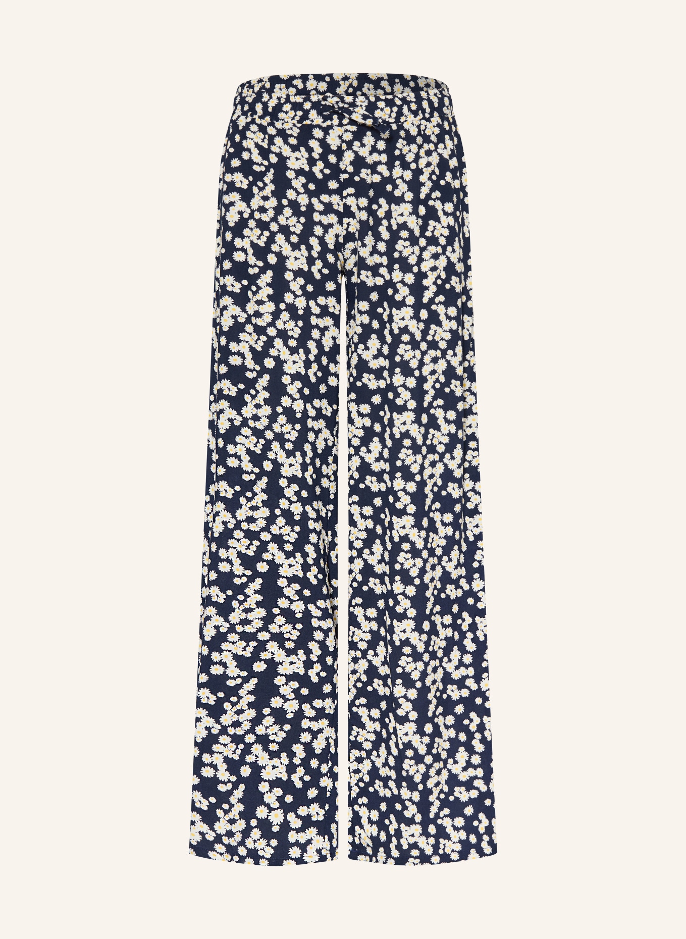 ONLY Marlenehose: DUNKELBLAU / GELB / WEISS