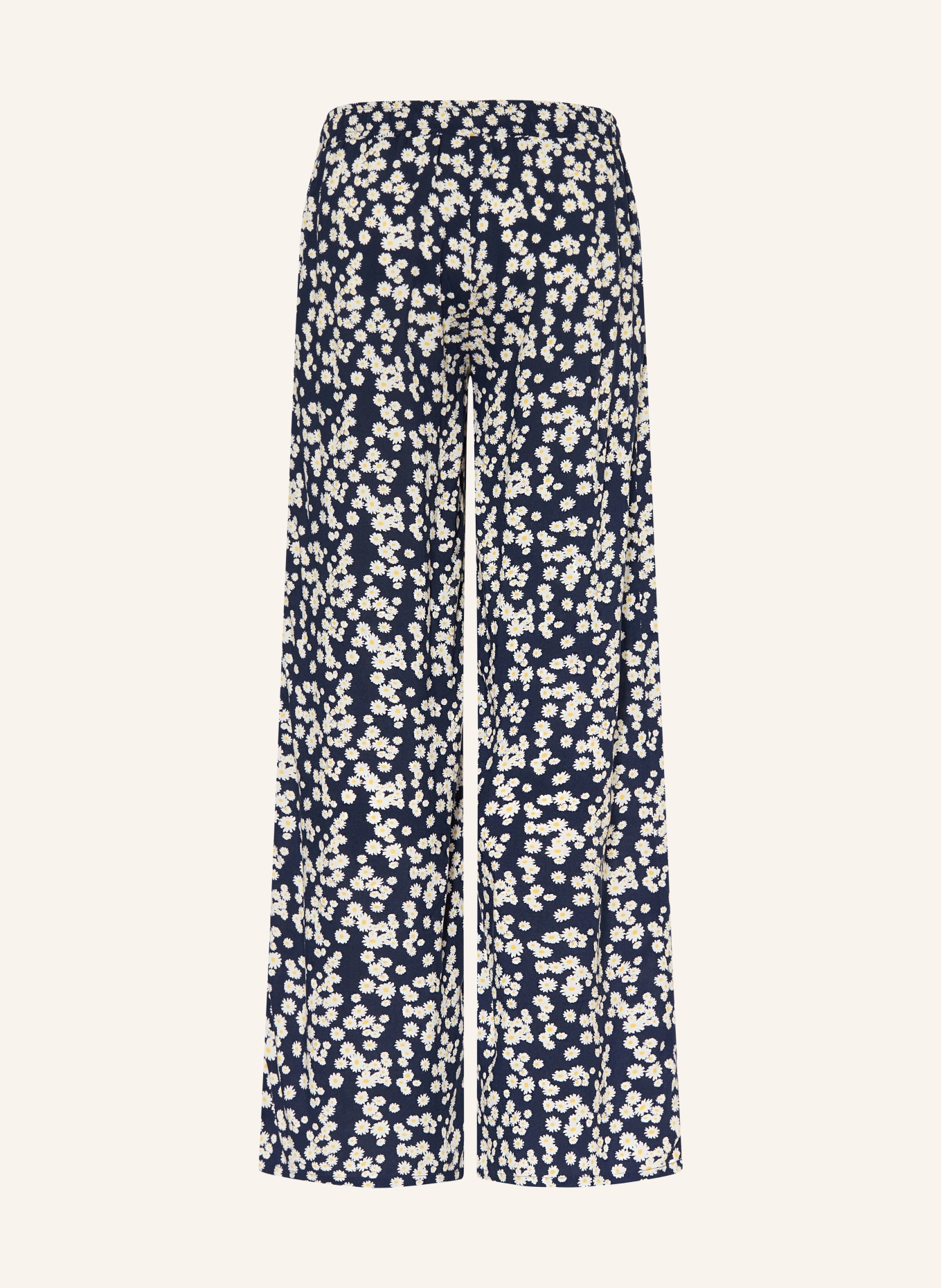 ONLY Marlenehose: DUNKELBLAU / GELB / WEISS