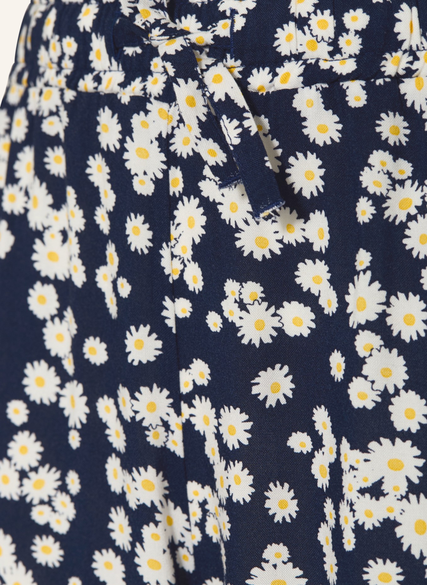 ONLY Marlenehose: DUNKELBLAU / GELB / WEISS