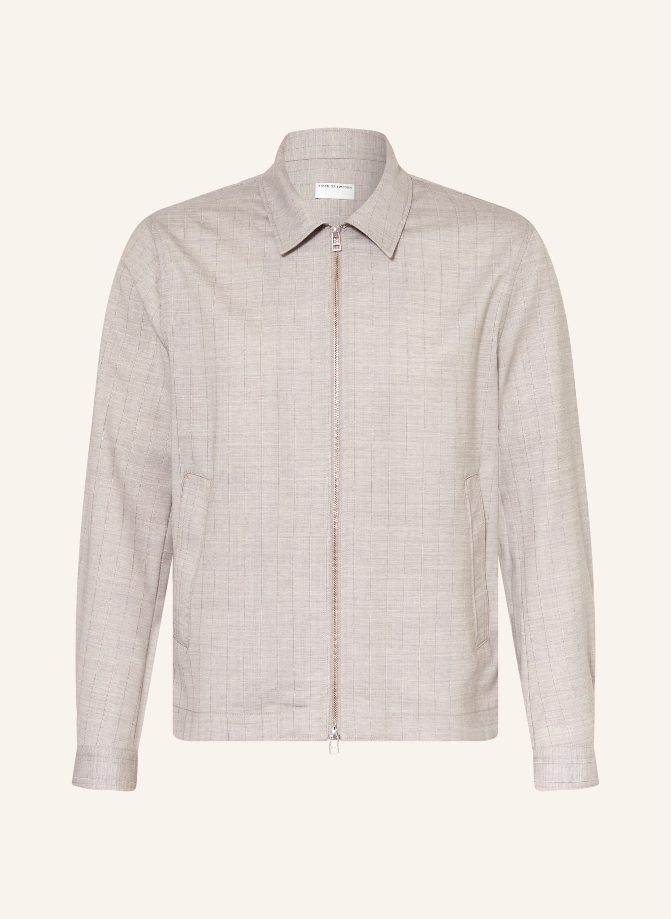 TIGER OF SWEDEN BARNABY Overshirt: GRAY