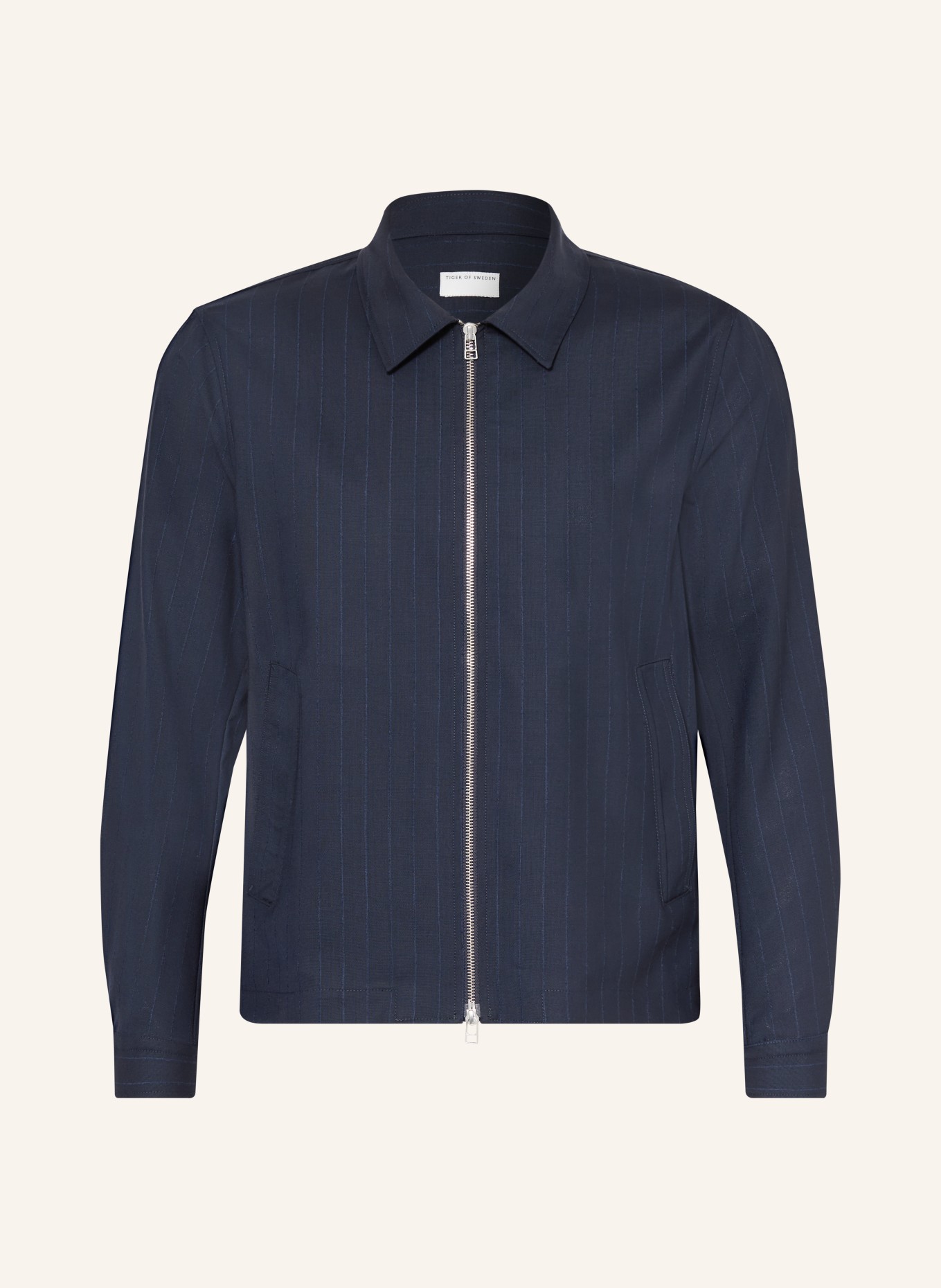 TIGER OF SWEDEN BARNABY Overshirt: DARK BLUE