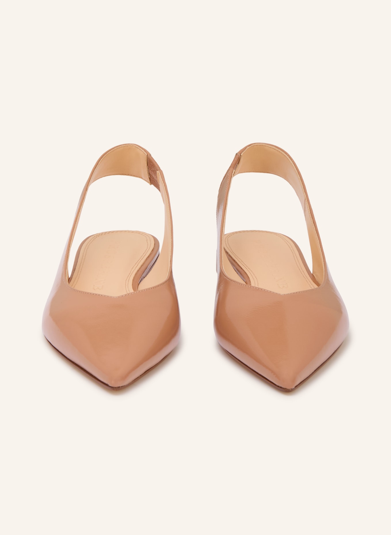 PROSPERINE Baleriny typu slingback: BLADORÓŻOWY