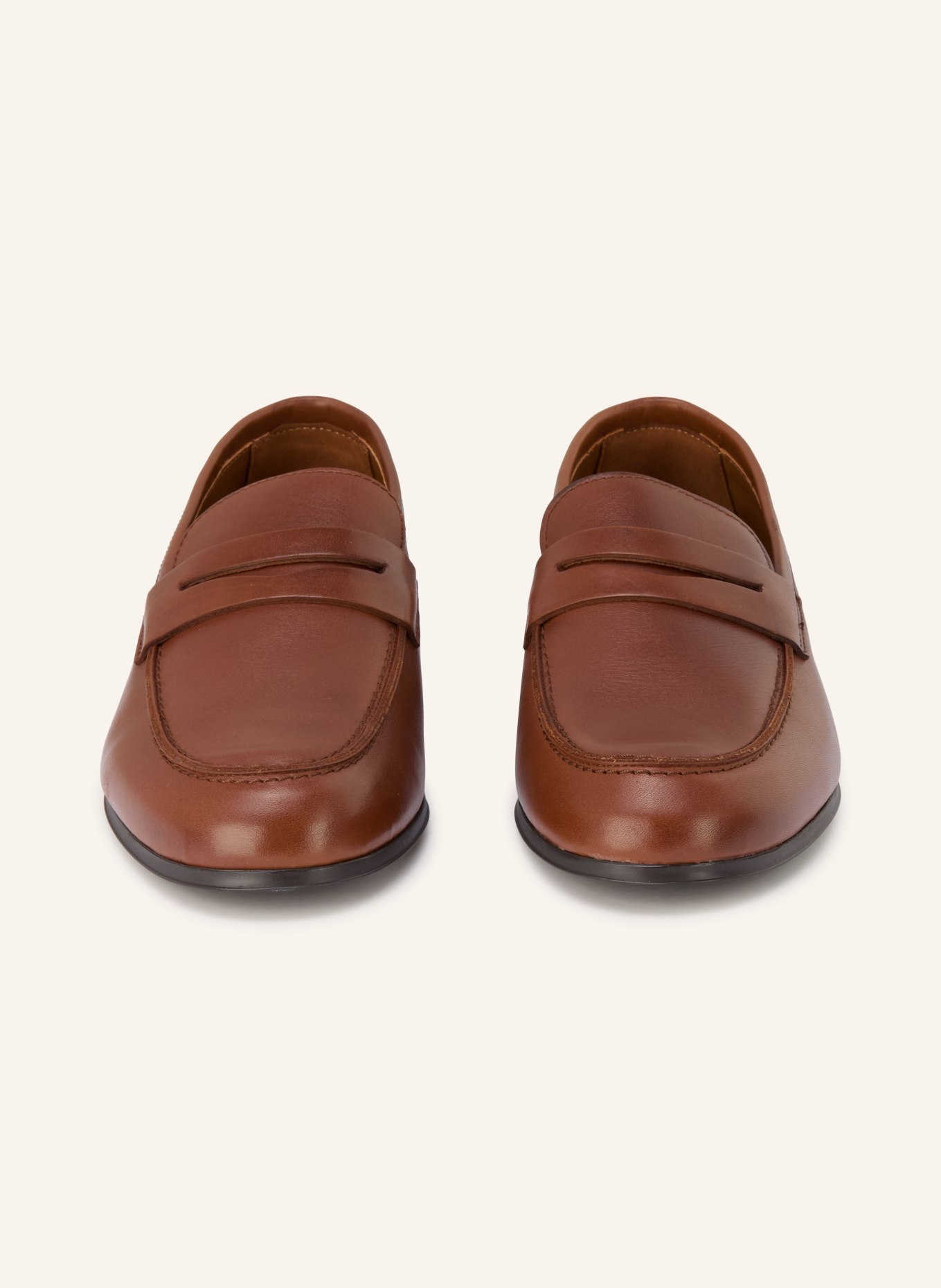 TOMMY HILFIGER penny loafer: BROWN