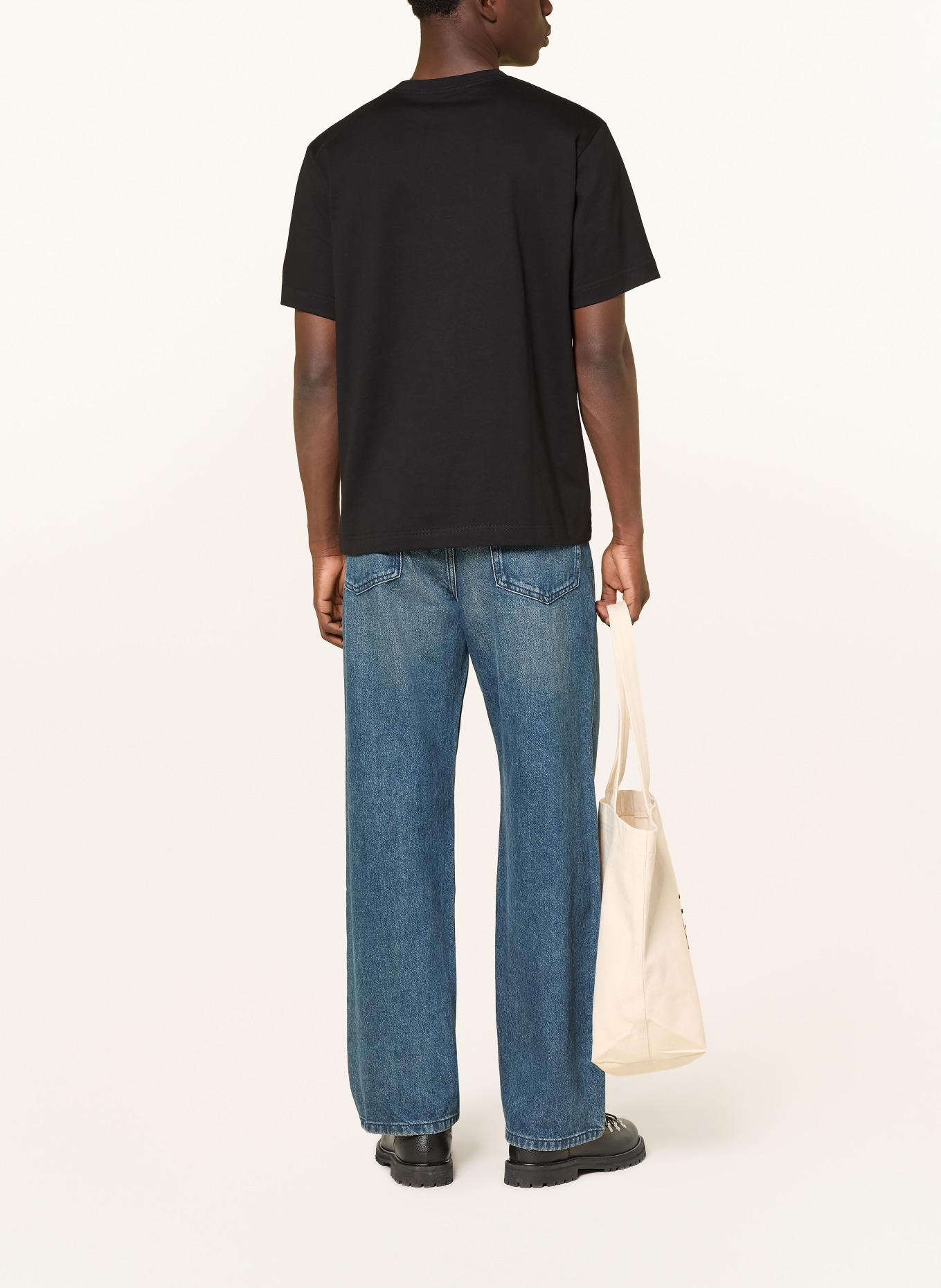 ARKET tričko: ČERNÁ