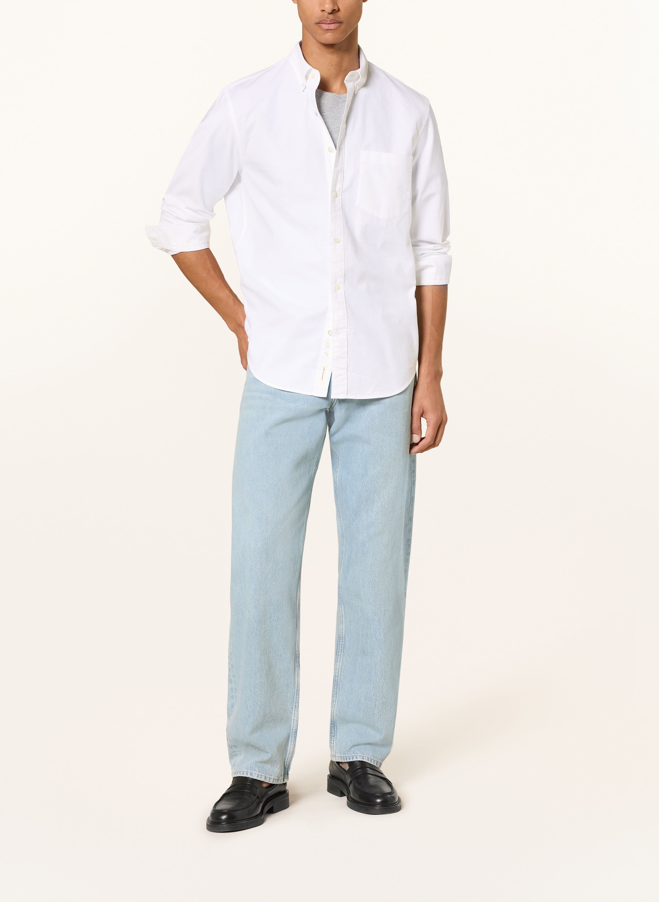 ARKET Koszula oxfordska Regular Fit: BIAŁY