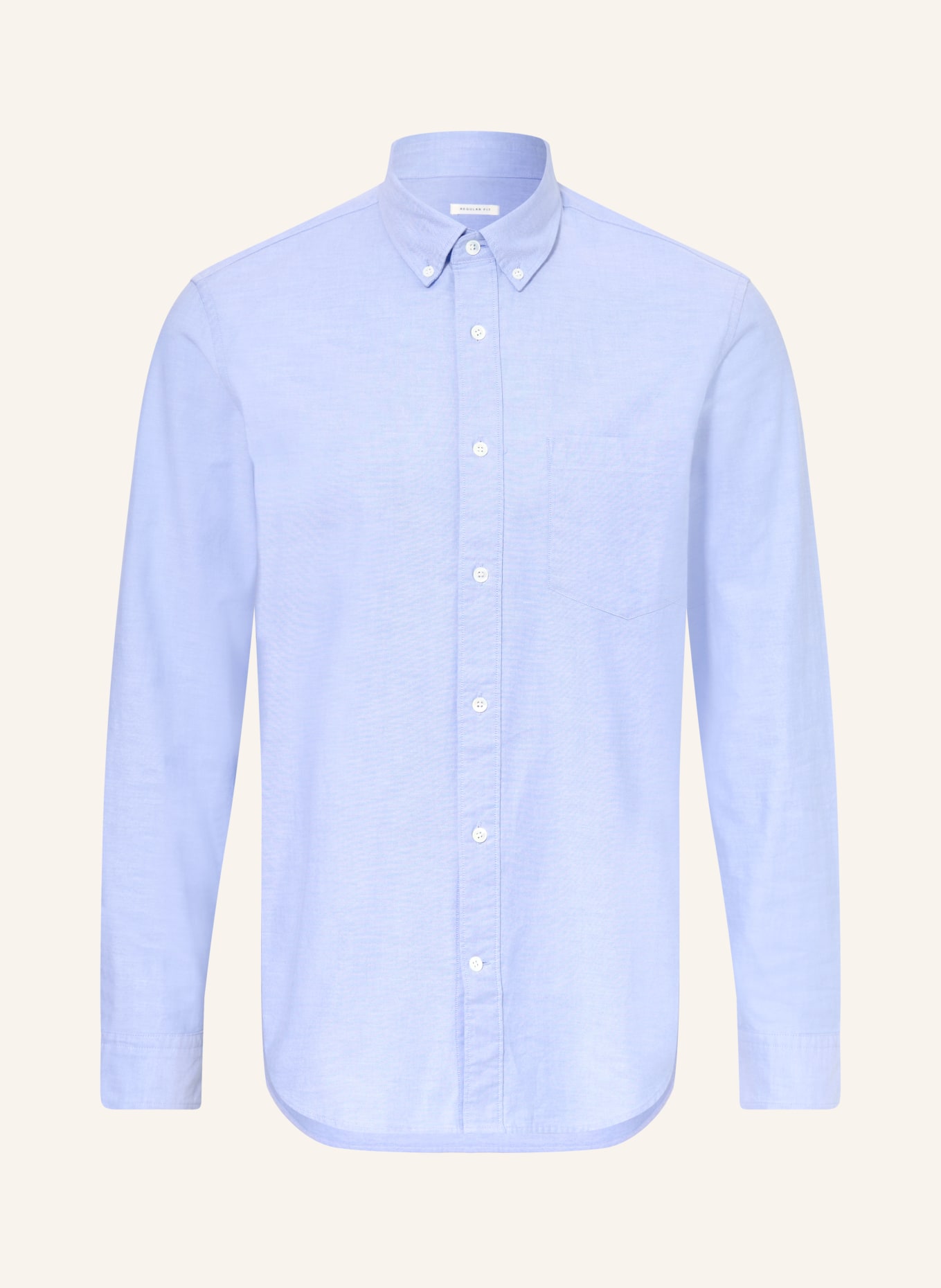 ARKET Oxford-overhemd Regular Fit: LICHTBLAUW