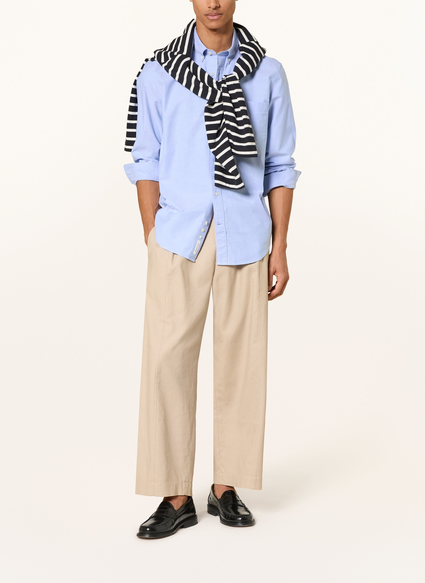 ARKET Oxford-overhemd Regular Fit: LICHTBLAUW