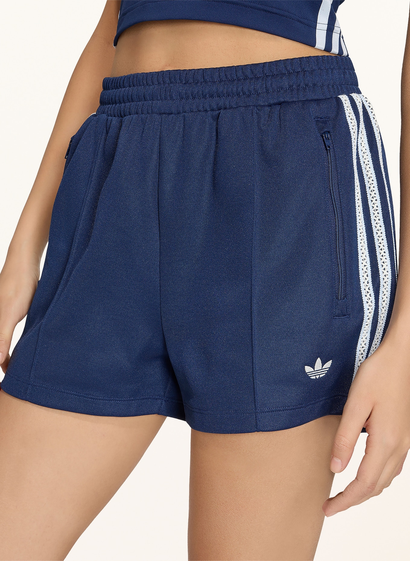 adidas Originals Shorts ADIDAS ORIGINALS SUMMER GLOW: DUNKELBLAU / HELLBLAU / WEISS