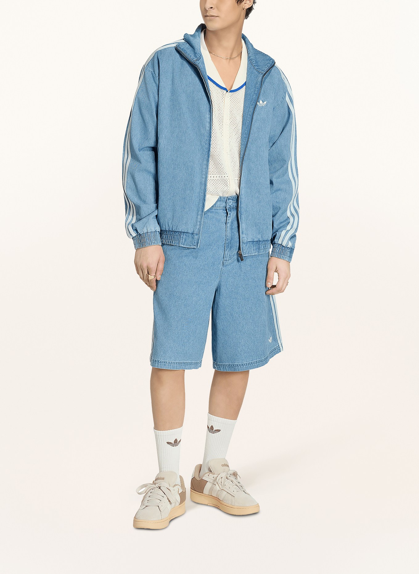 adidas Originals Jeansshorts SUMMER GLOW: LTBLUE