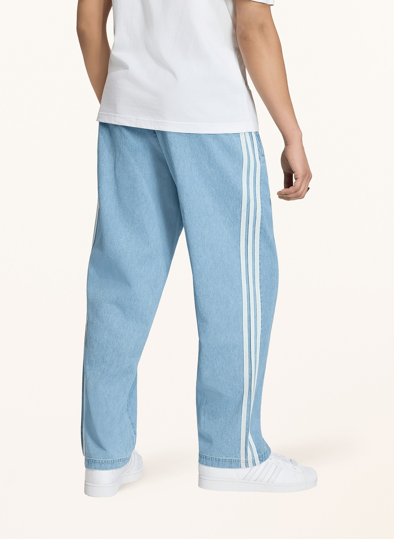 adidas Originals Jean DENIM FIREBIRD coupe classique: LTBLUE