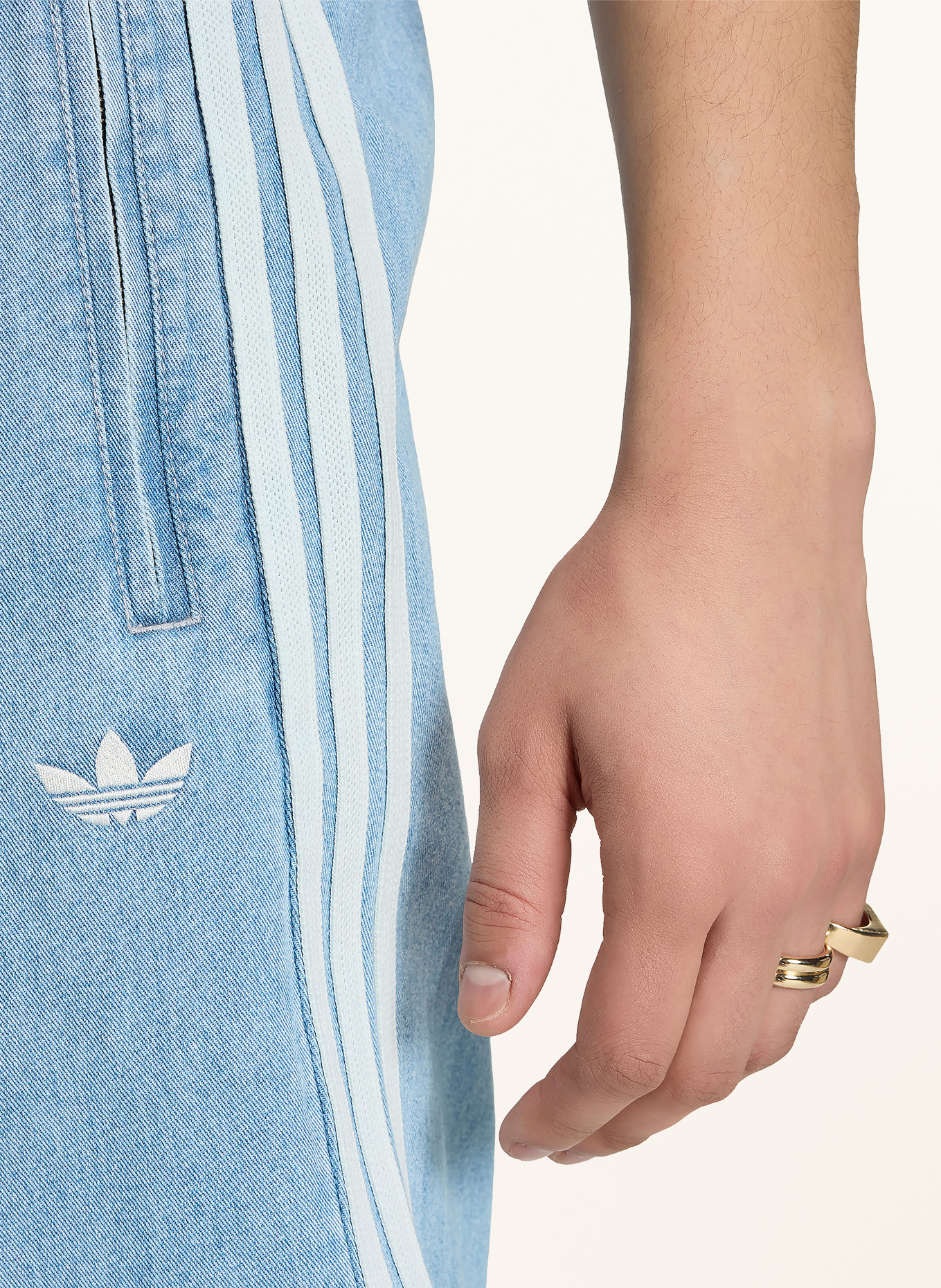 adidas Originals Jean DENIM FIREBIRD coupe classique: LTBLUE