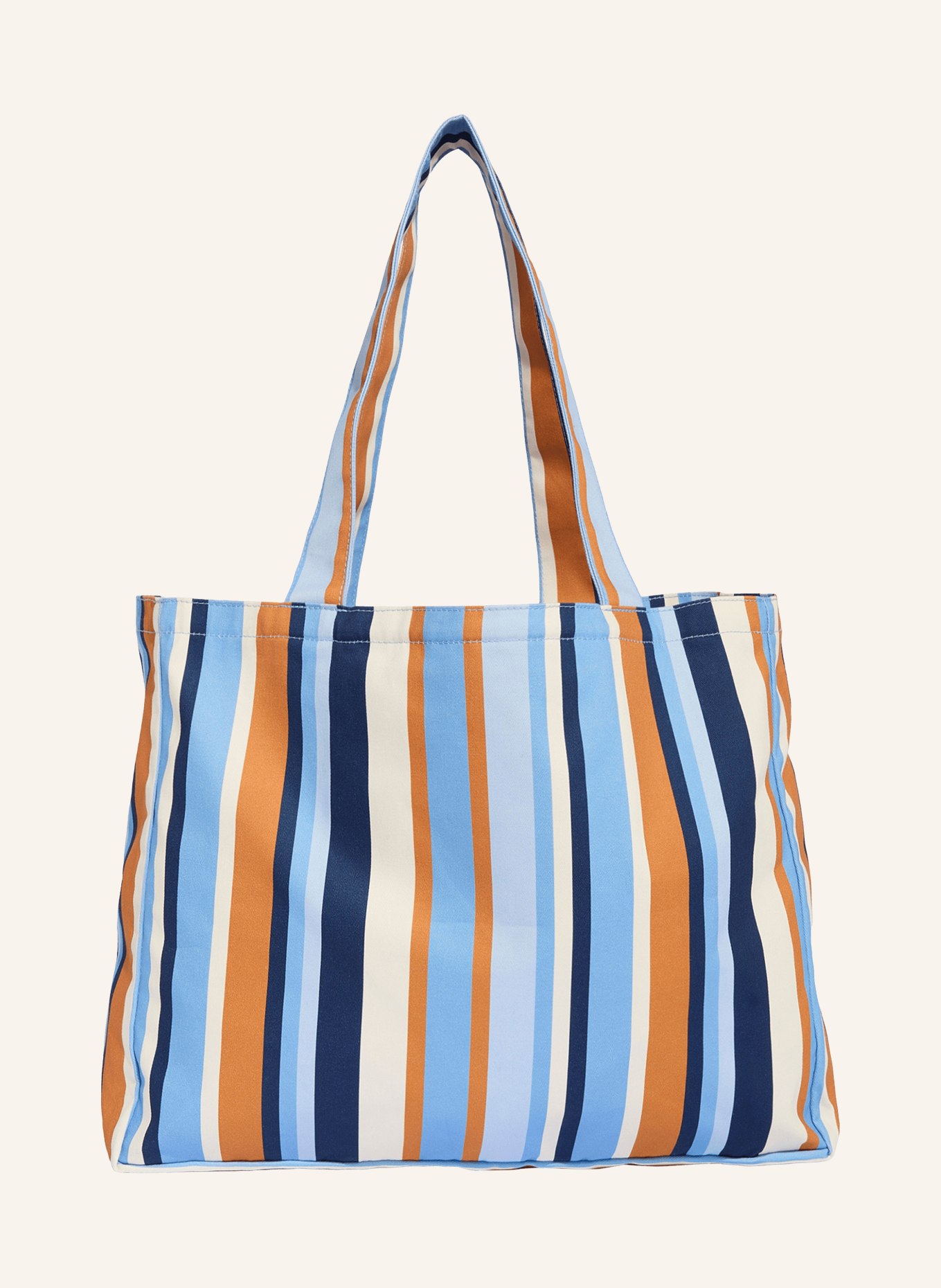 adidas Originals Shopper TOTE BAG CANVAS: DUNKELBLAU / BRAUN / CREME