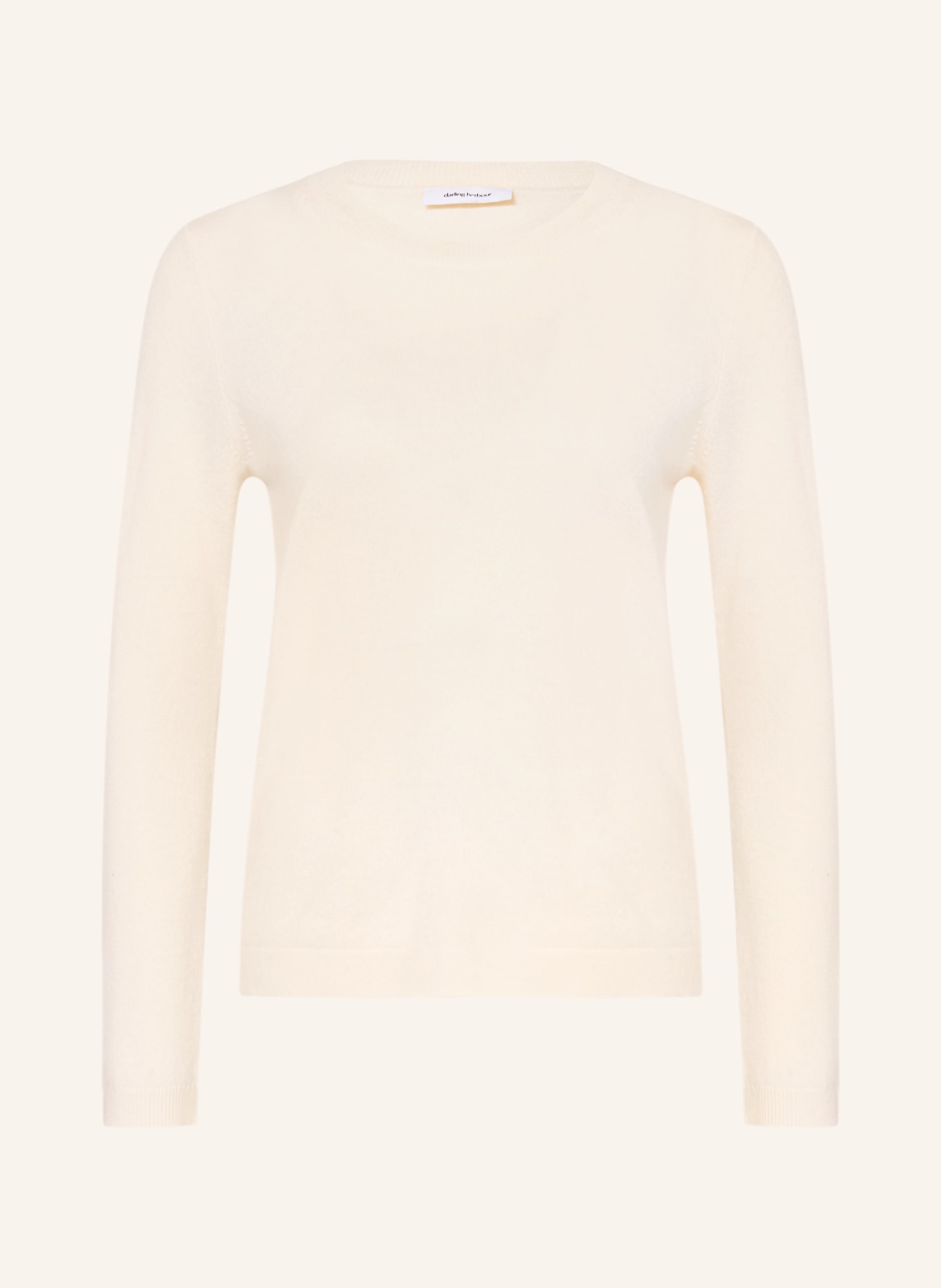 darling harbour Cashmere-Pullover: CREME