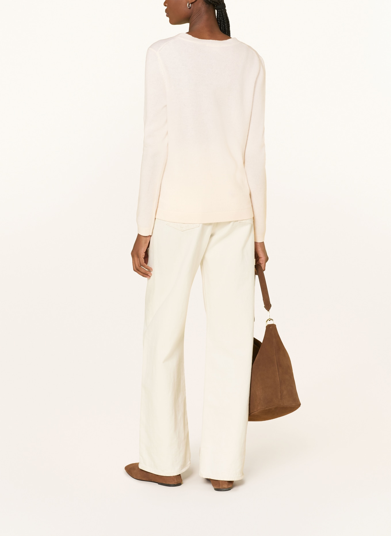 darling harbour Cashmere-Pullover: CREME