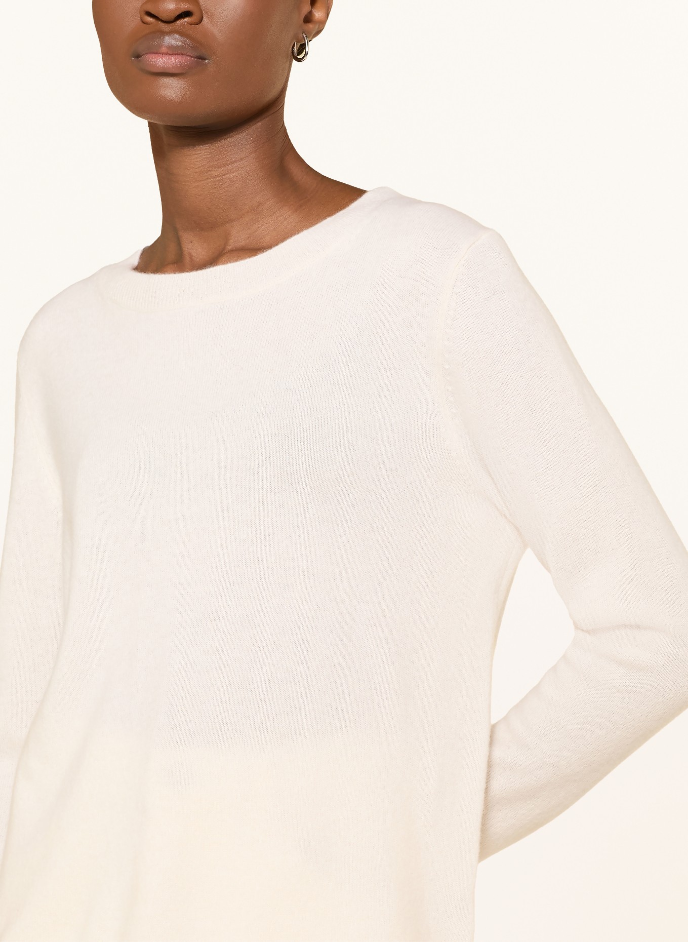 darling harbour Cashmere-Pullover: CREME