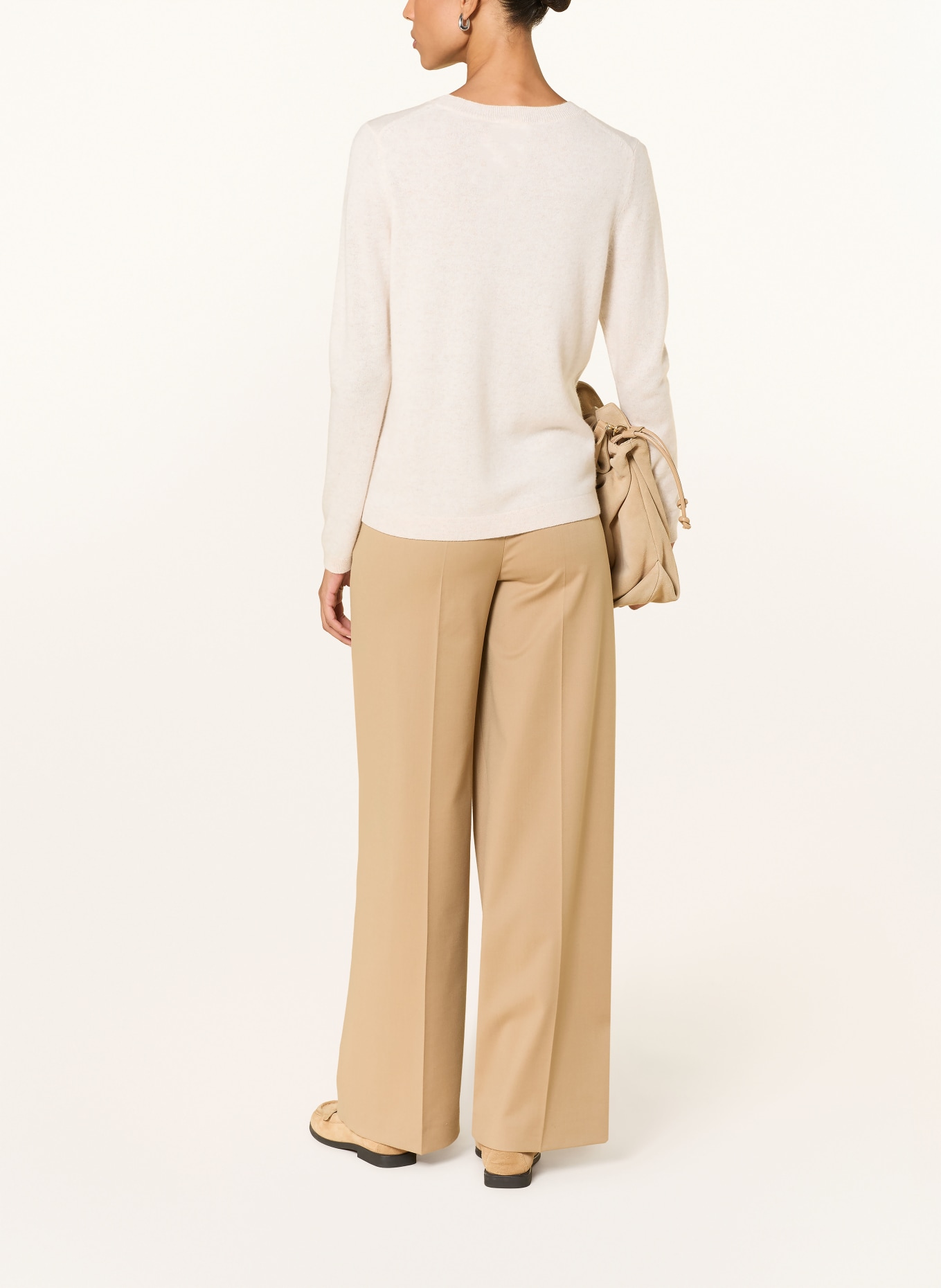 darling harbour Cashmere sweater: Oat Melange
