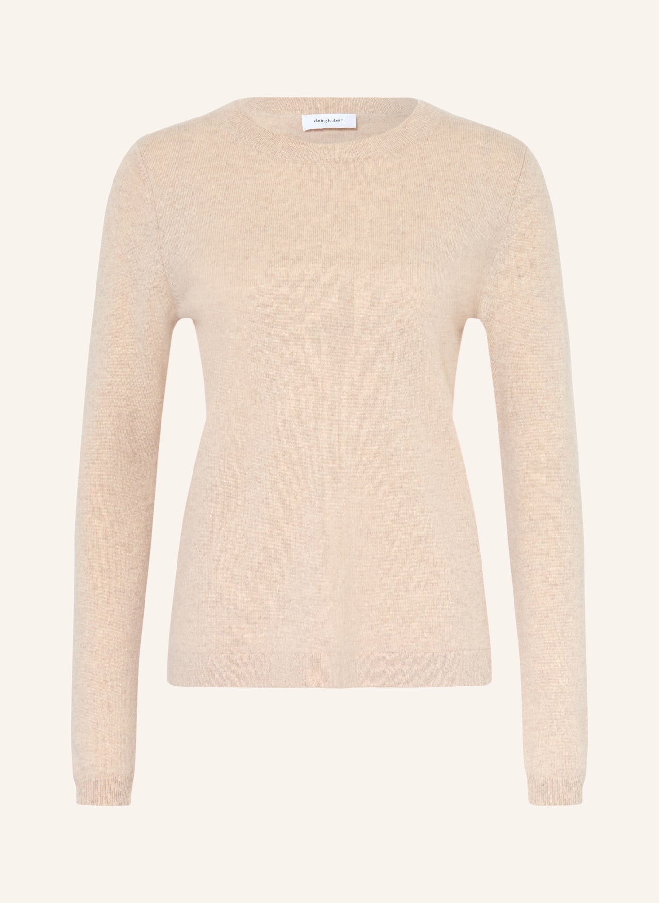 darling harbour Cashmere sweater: pebble melange