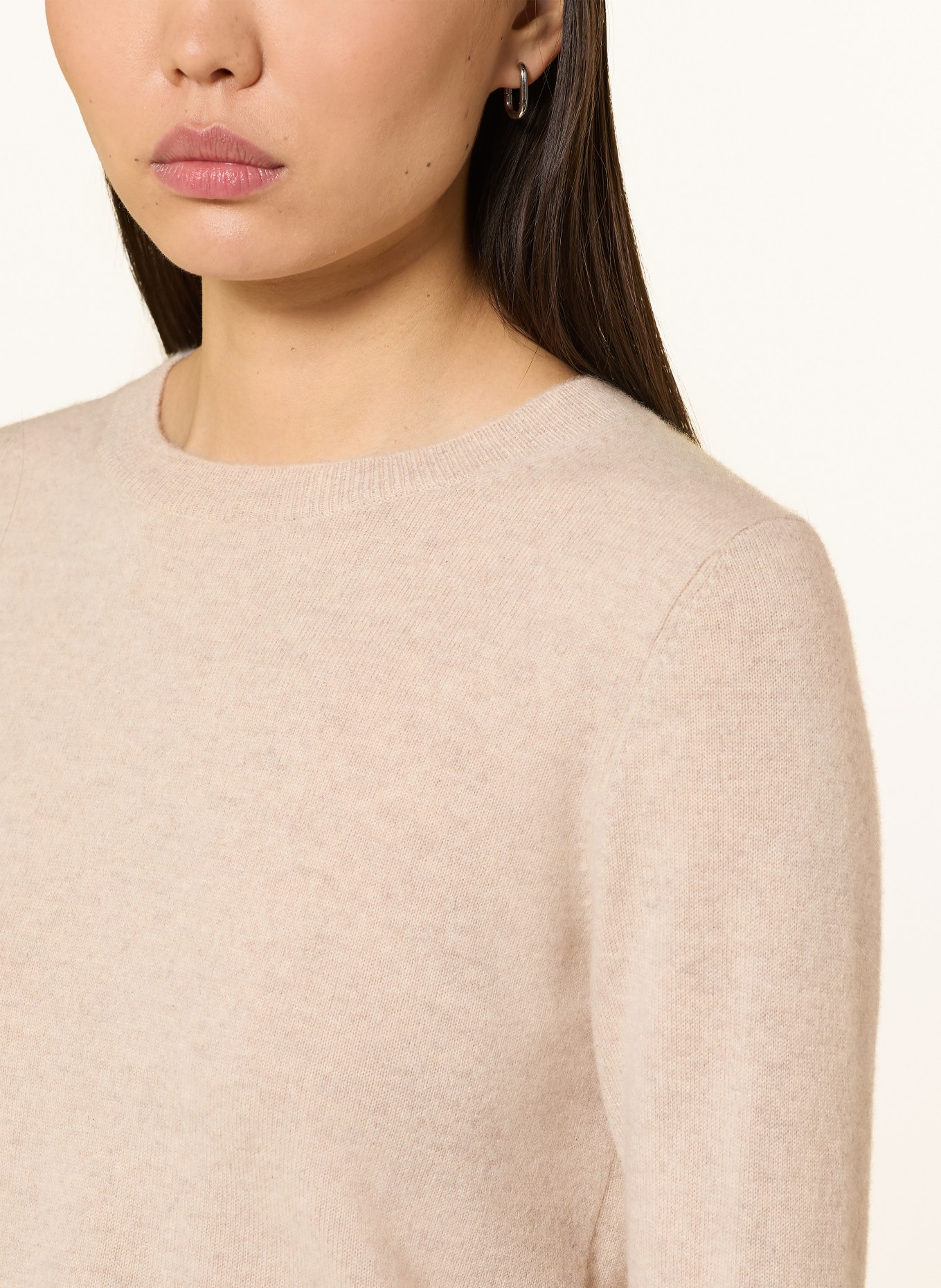 darling harbour Cashmere sweater: pebble melange