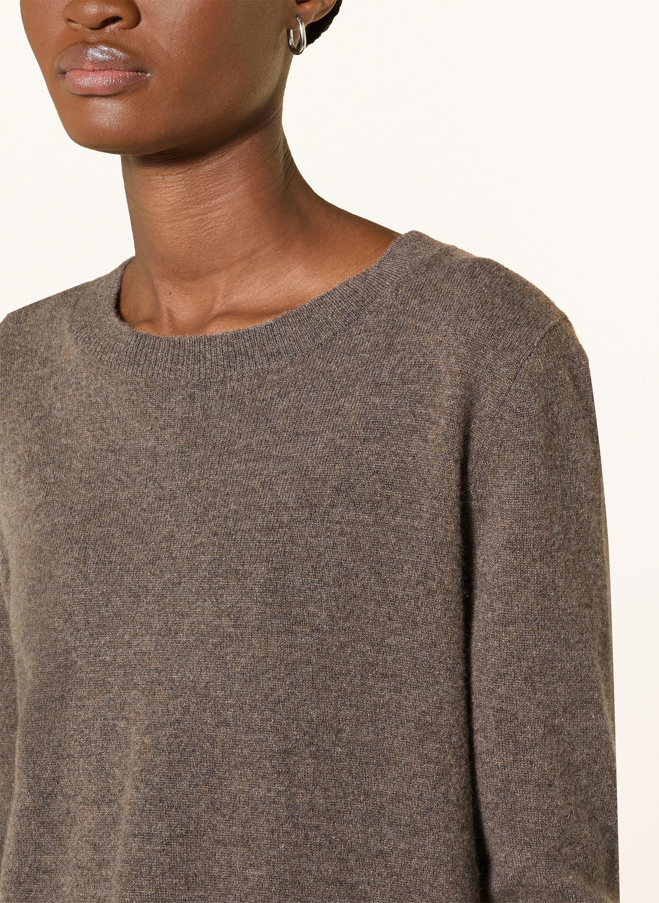 darling harbour Cashmere sweater: truffle melange