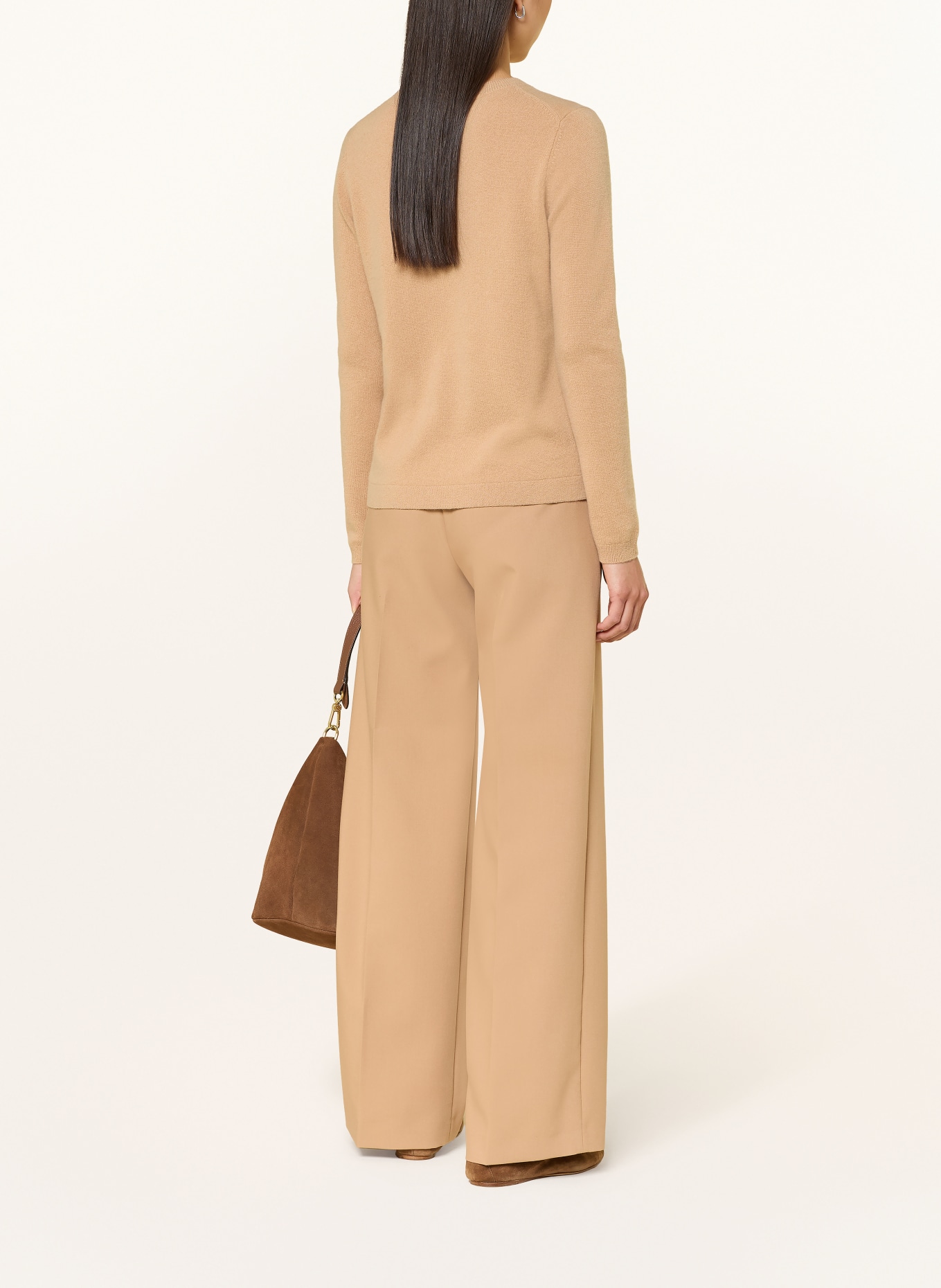 darling harbour Cashmere sweater: CAMEL