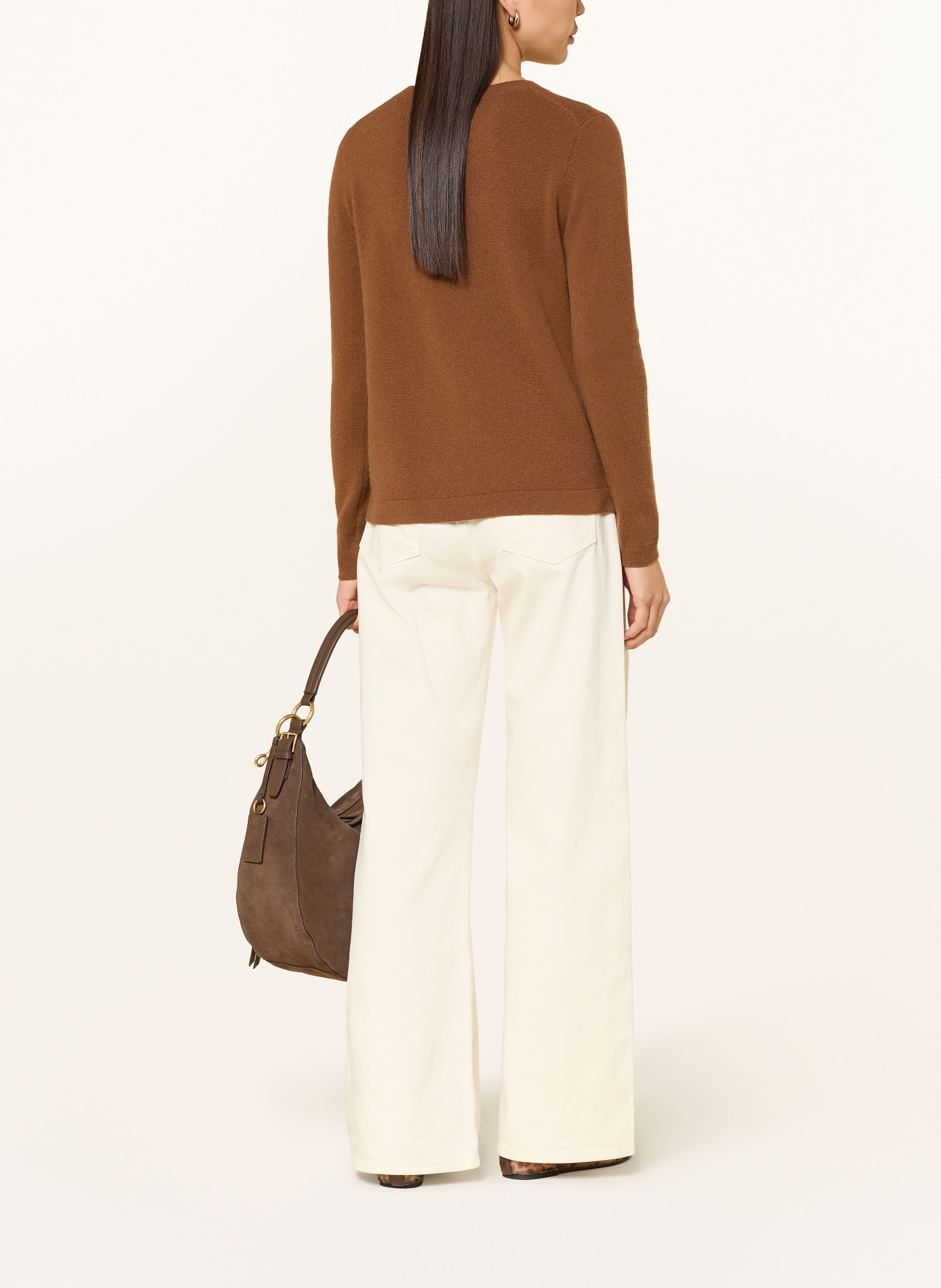 darling harbour Cashmere sweater: TOFFEE