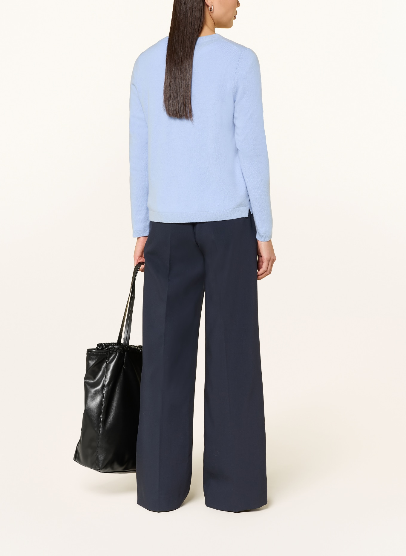 darling harbour Cashmere-Pullover: corn flower blue