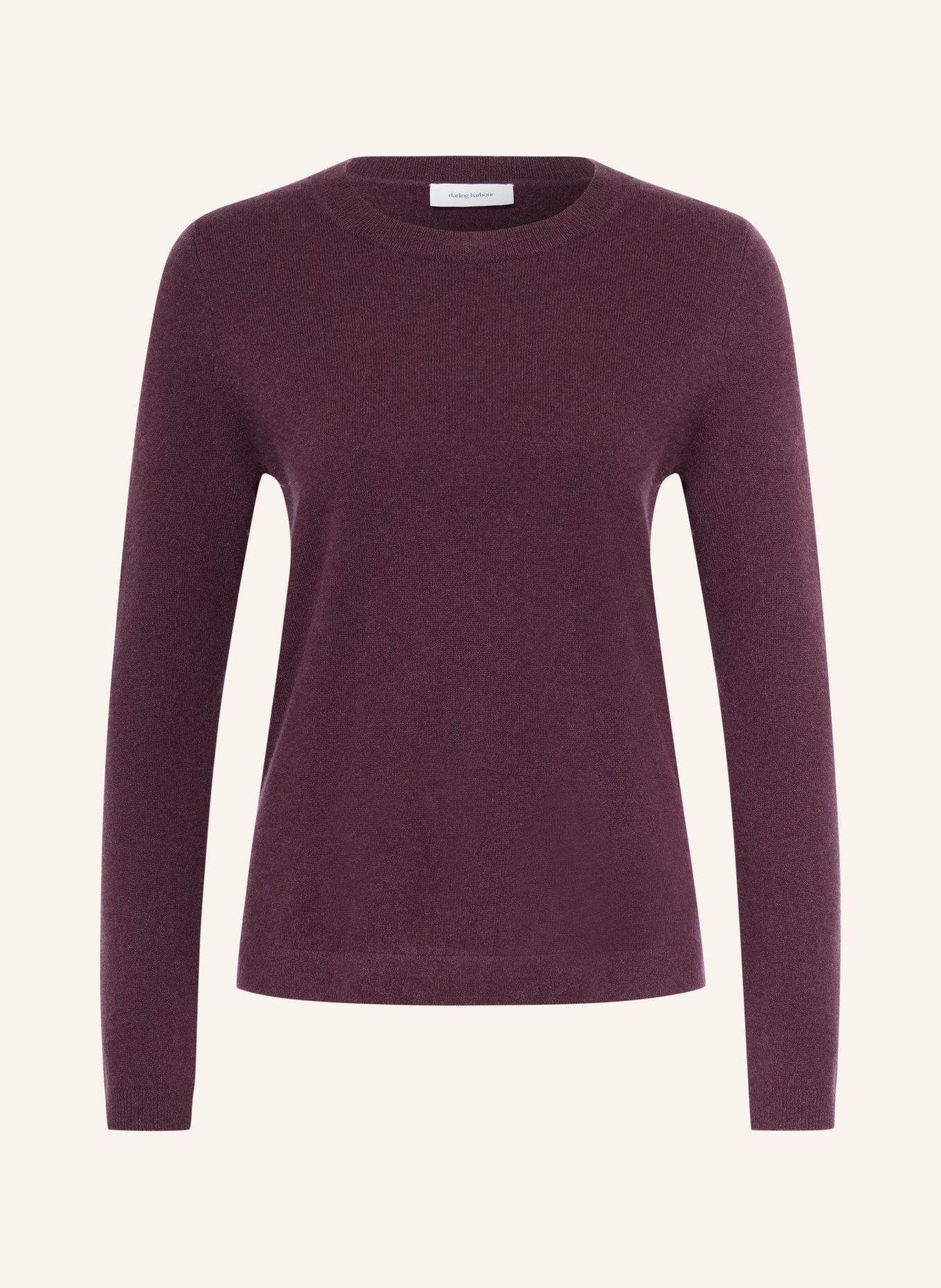 darling harbour Cashmere sweater: PLUM