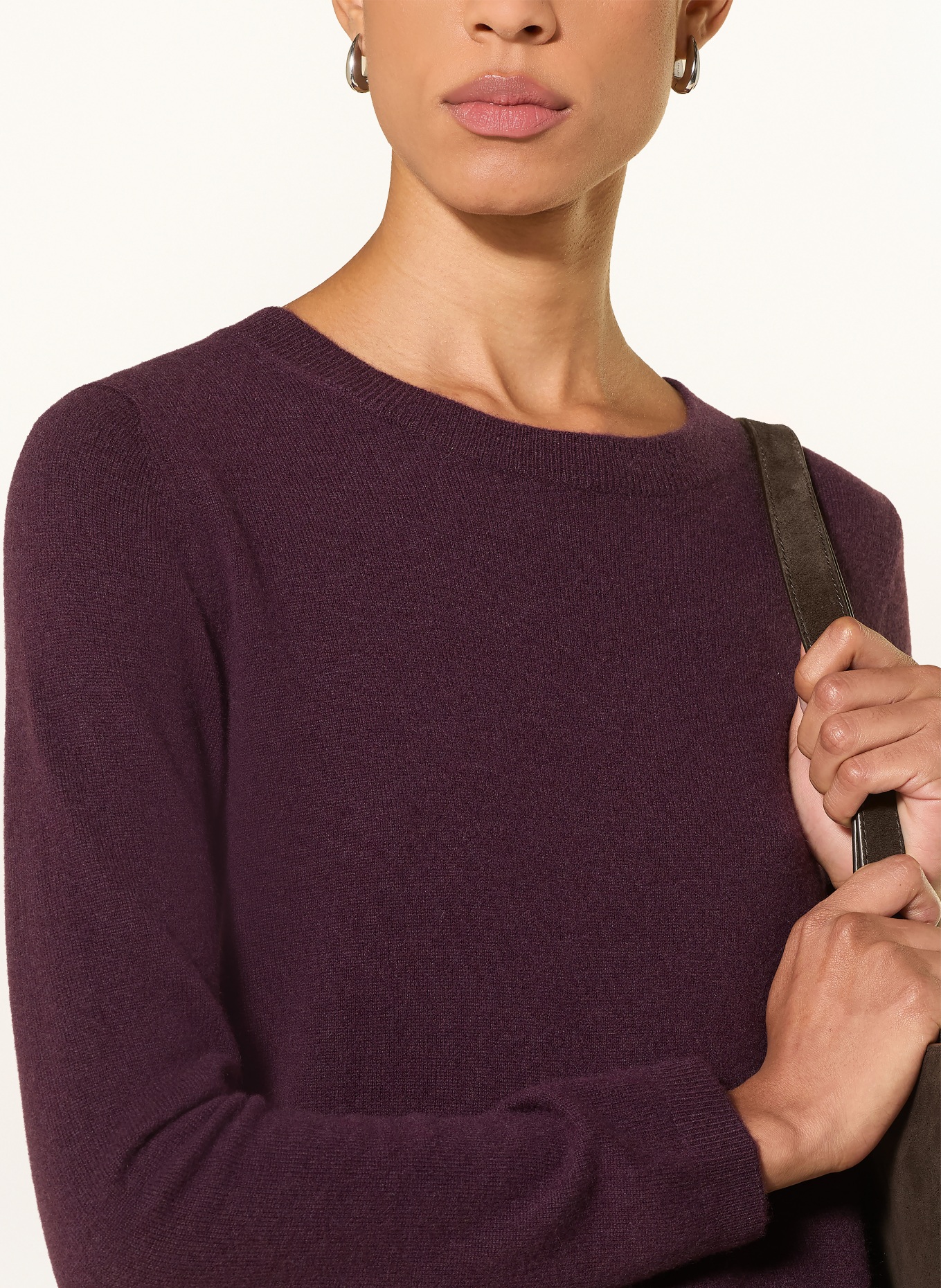 darling harbour Cashmere sweater: PLUM