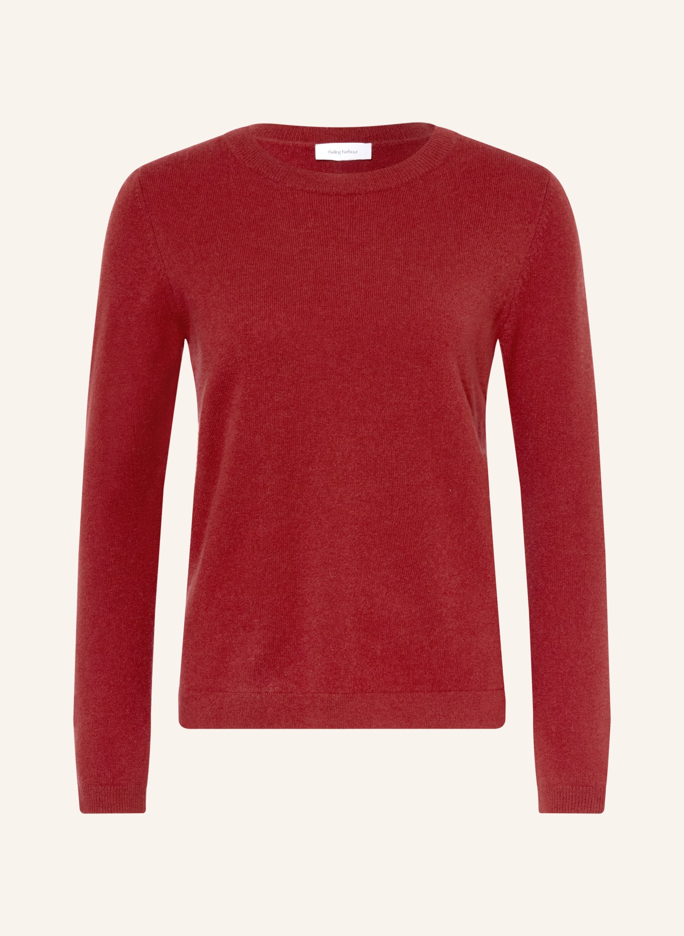 darling harbour Cashmere sweater: BRICK RED
