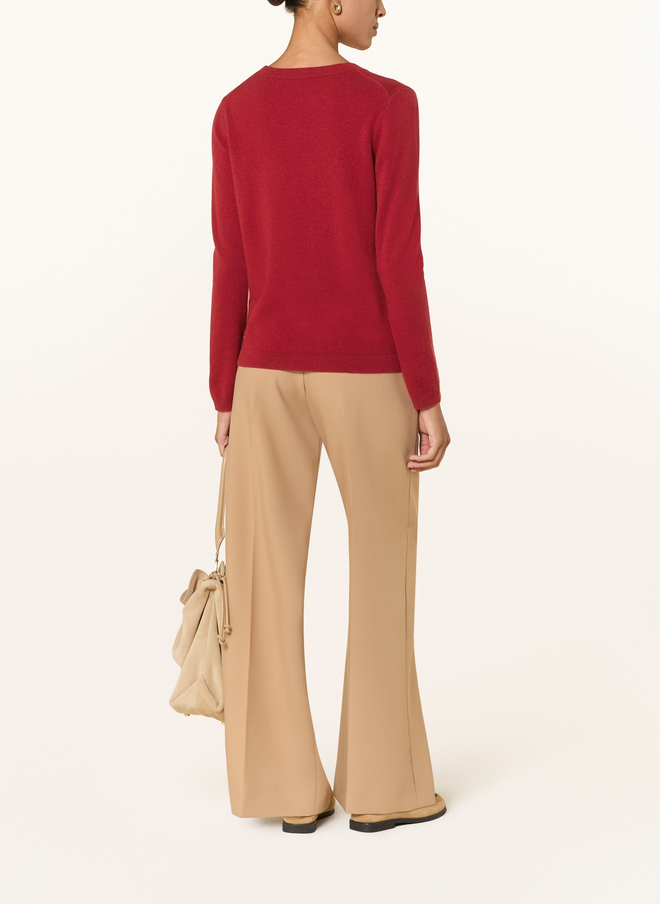 darling harbour Cashmere sweater: BRICK RED