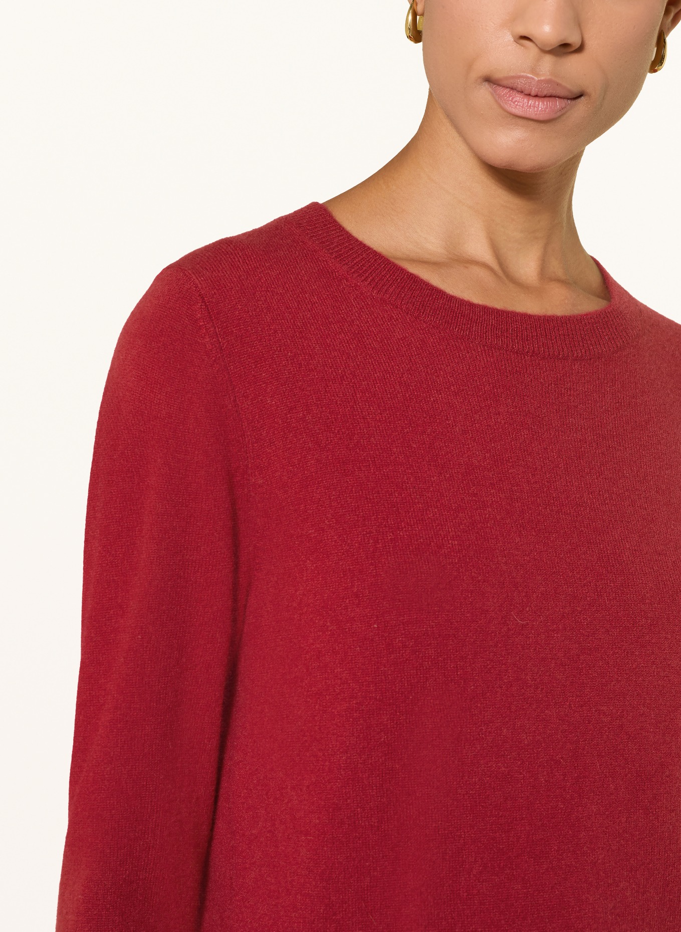 darling harbour Cashmere sweater: BRICK RED