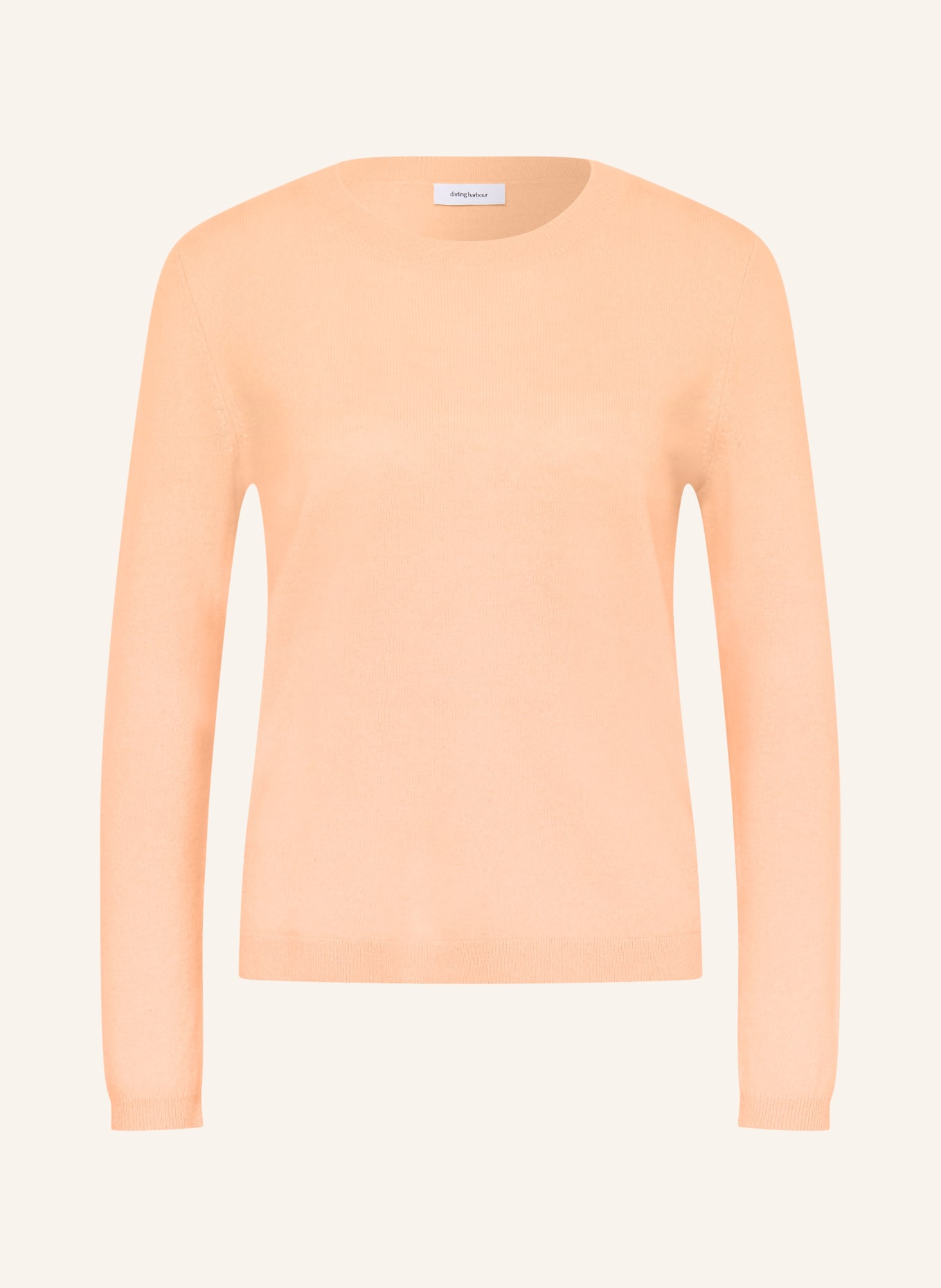 darling harbour Cashmere-Pullover: light apricot