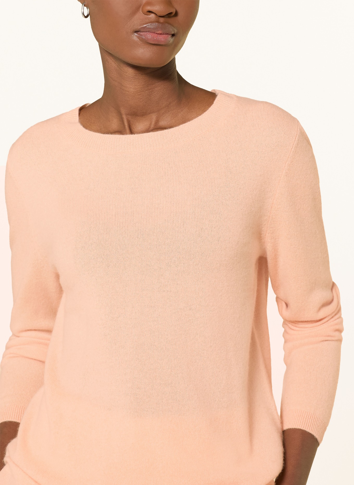 darling harbour Cashmere-Pullover: light apricot