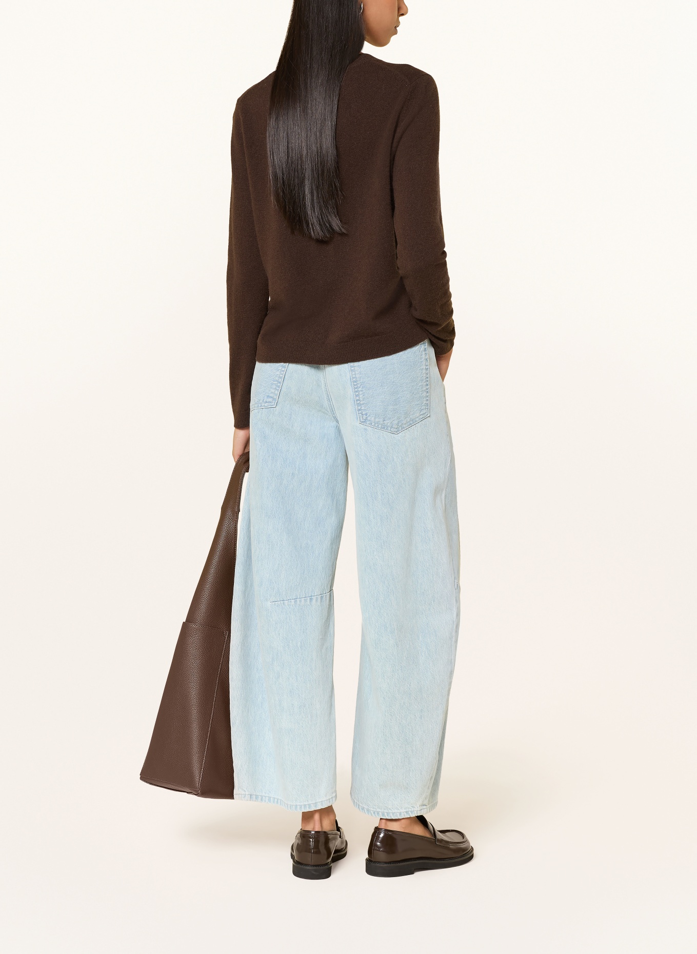 darling harbour Cardigan din cașmir: DARK BROWN