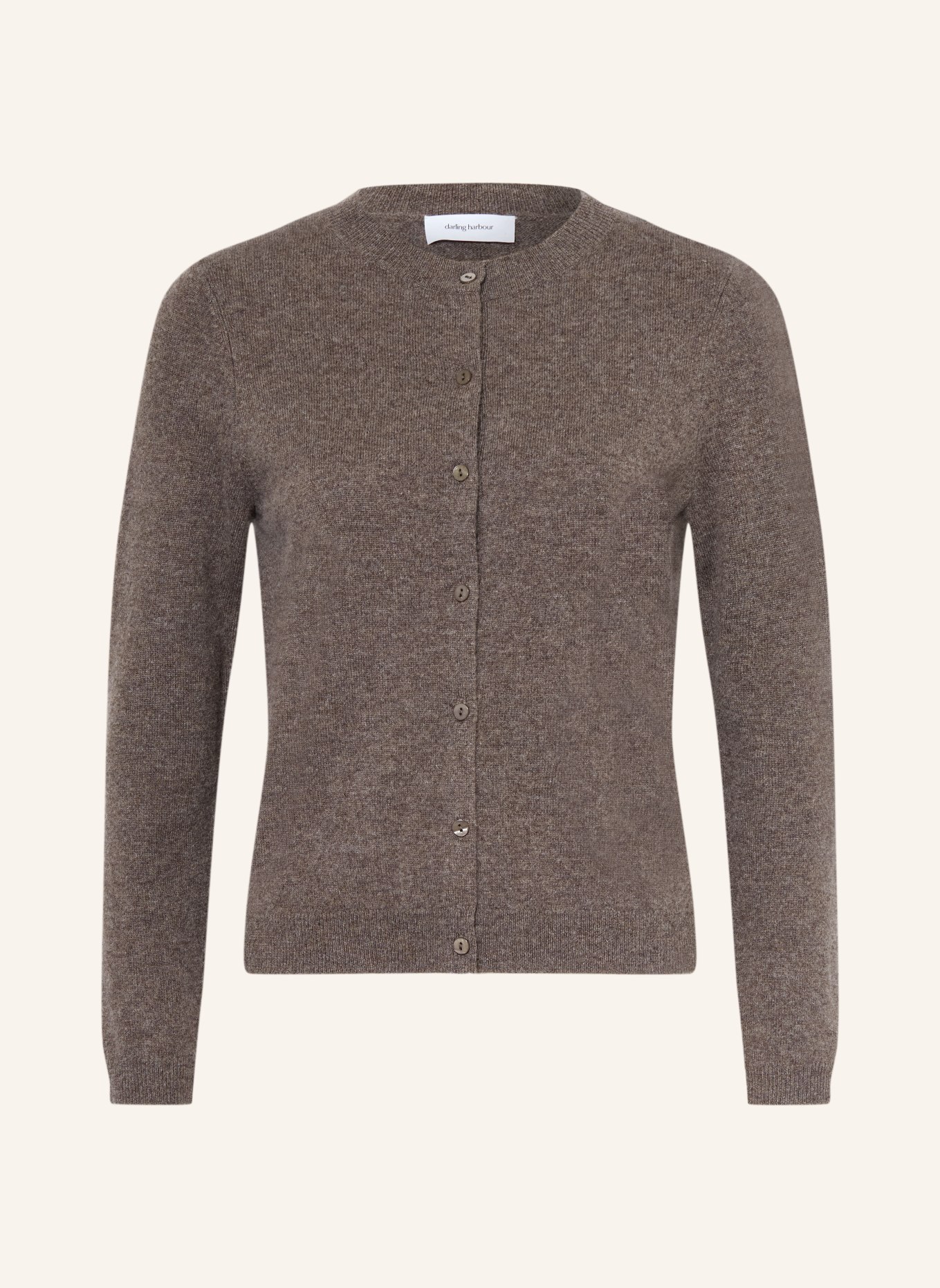 darling harbour Cardigan din cașmir: truffle melange