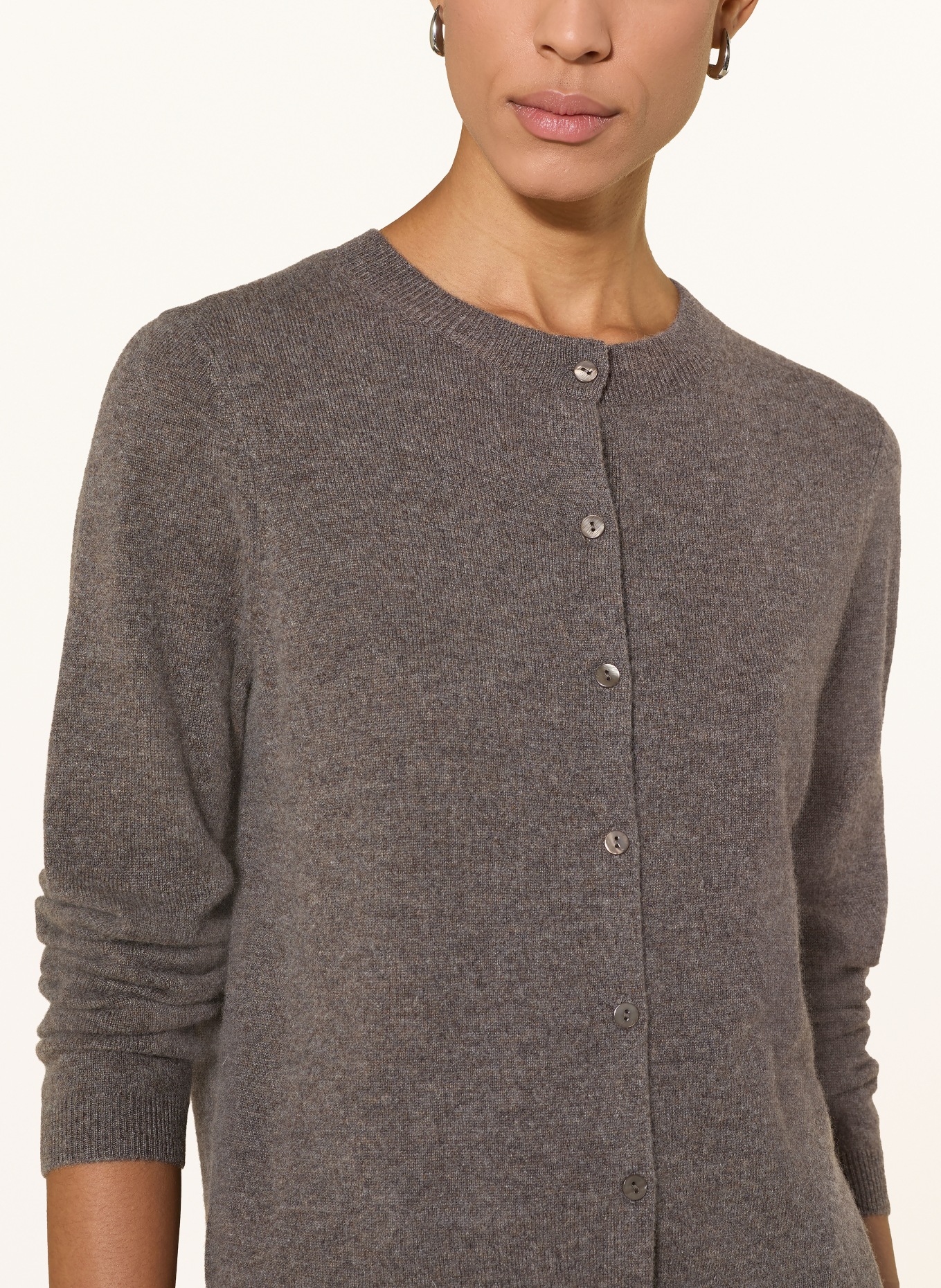 darling harbour Cardigan din cașmir: truffle melange
