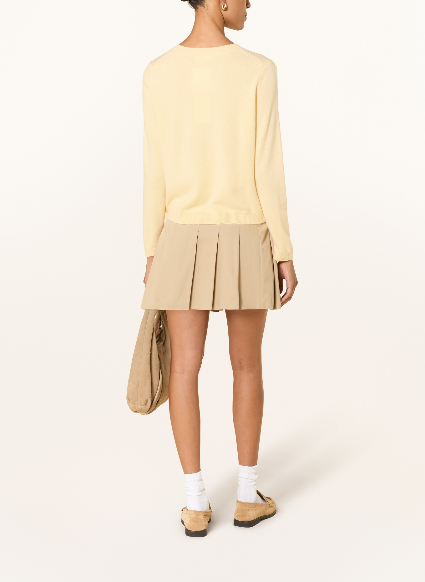 darling harbour Cashmere cardigan: VANILLA