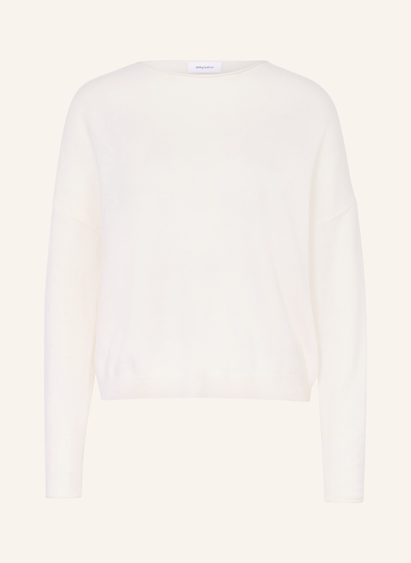 darling harbour Cashmere sweater: CREME