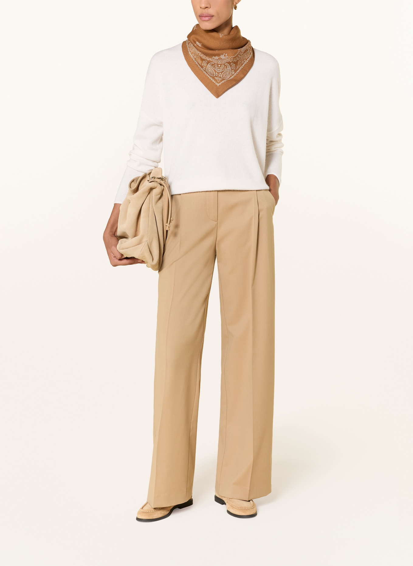 darling harbour Cashmere sweater: CREME