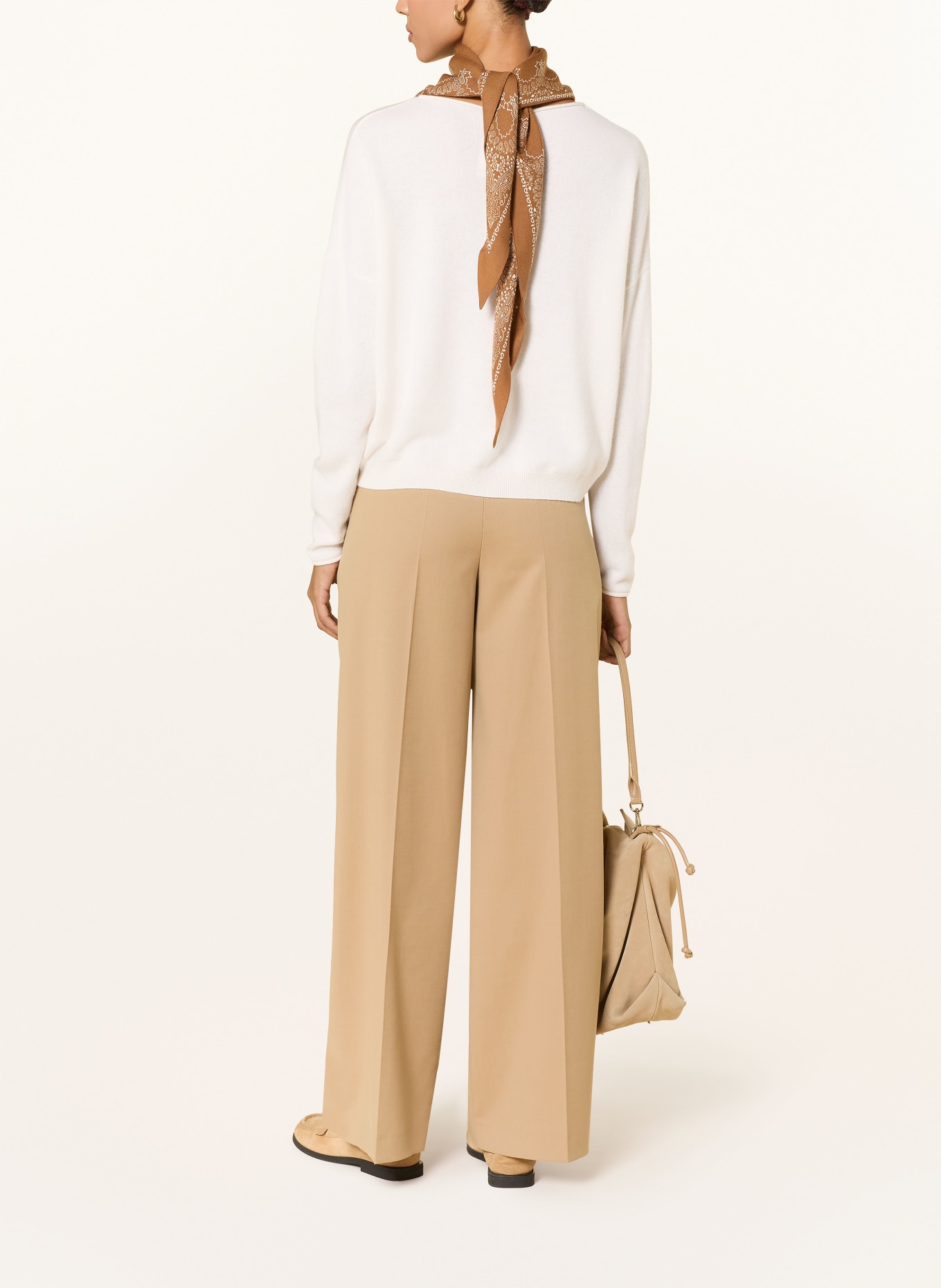 darling harbour Cashmere sweater: CREME