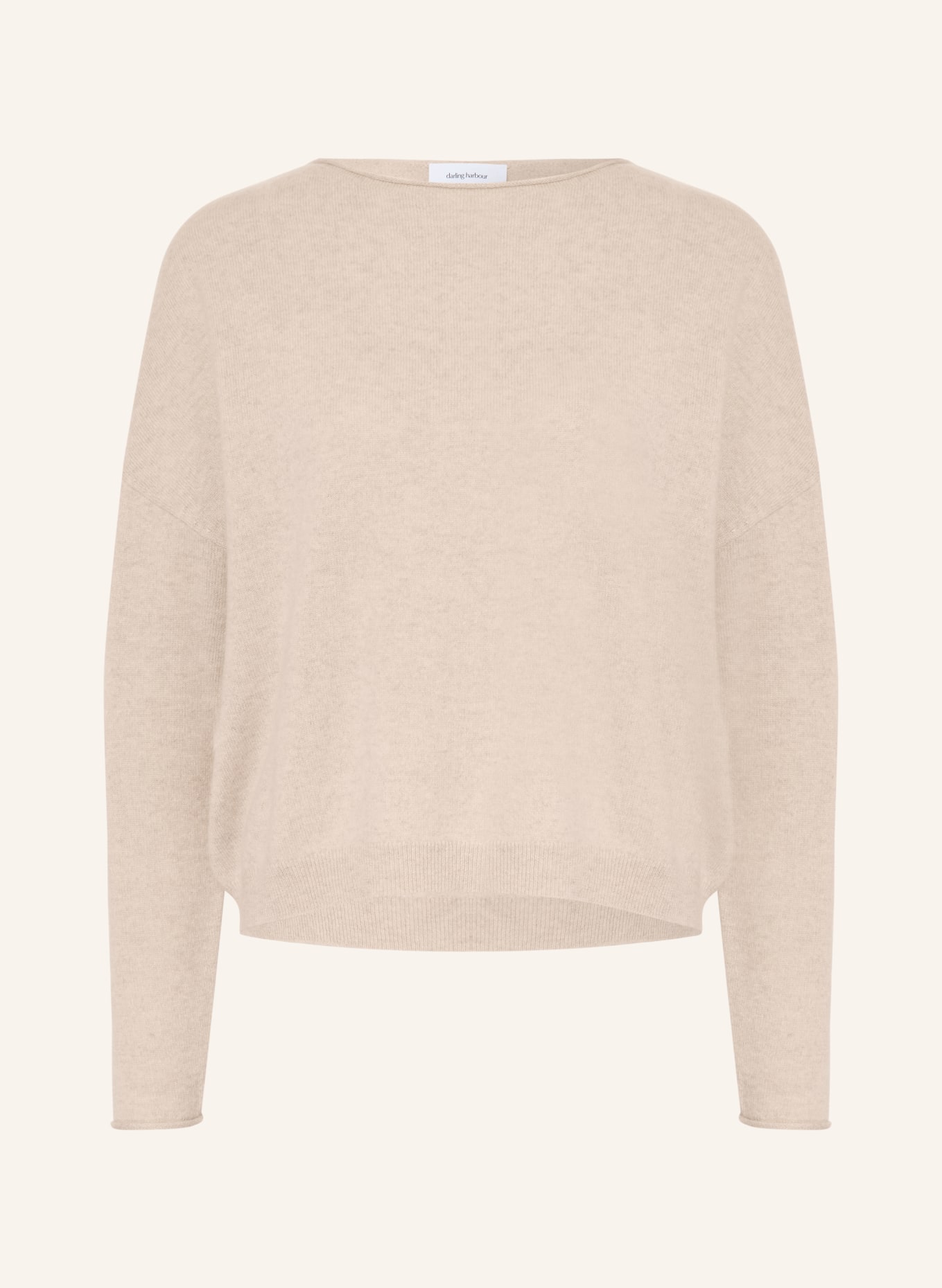 darling harbour Cashmere sweater: pebble melange