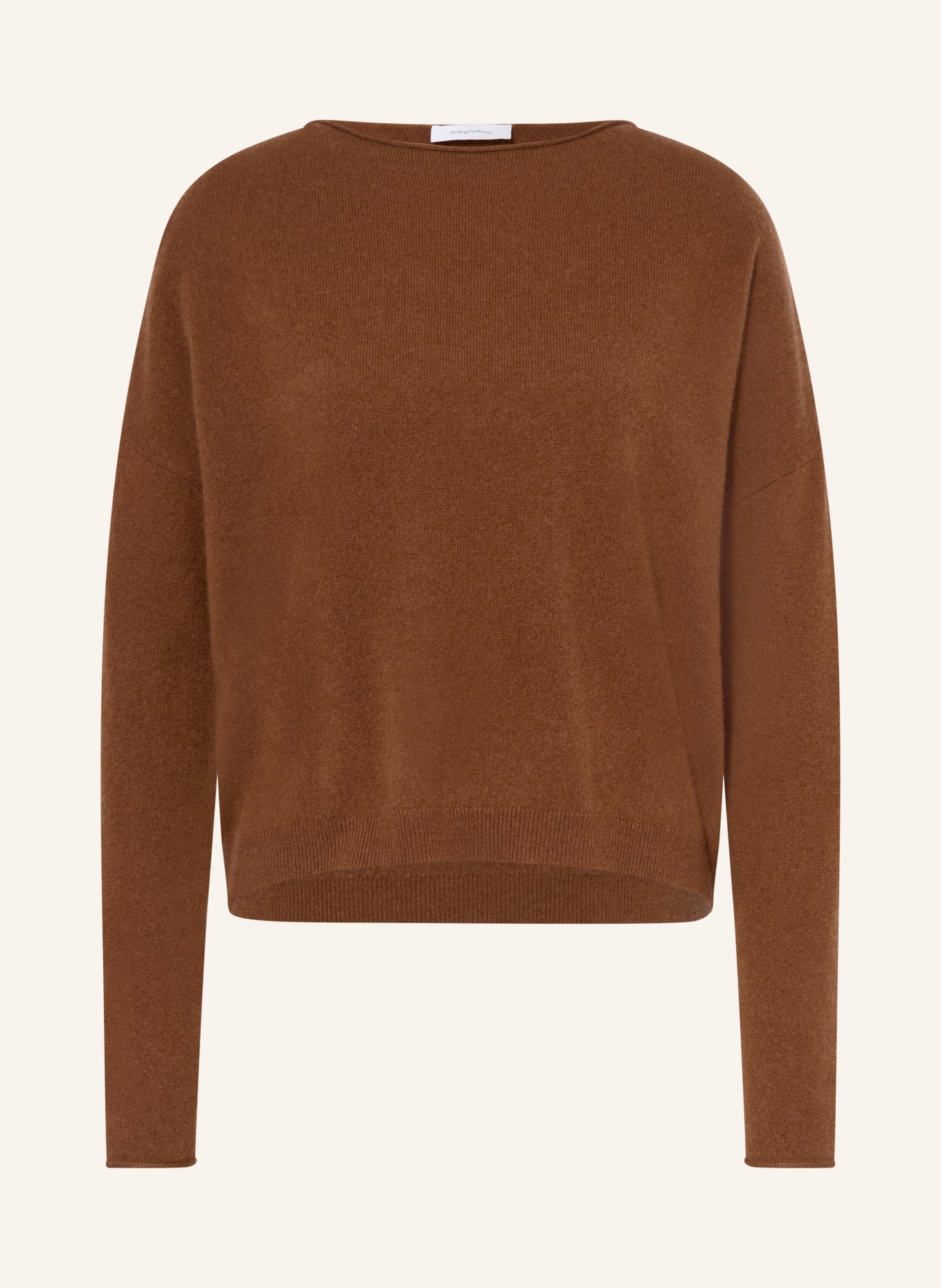 darling harbour Cashmere sweater: TOFFEE