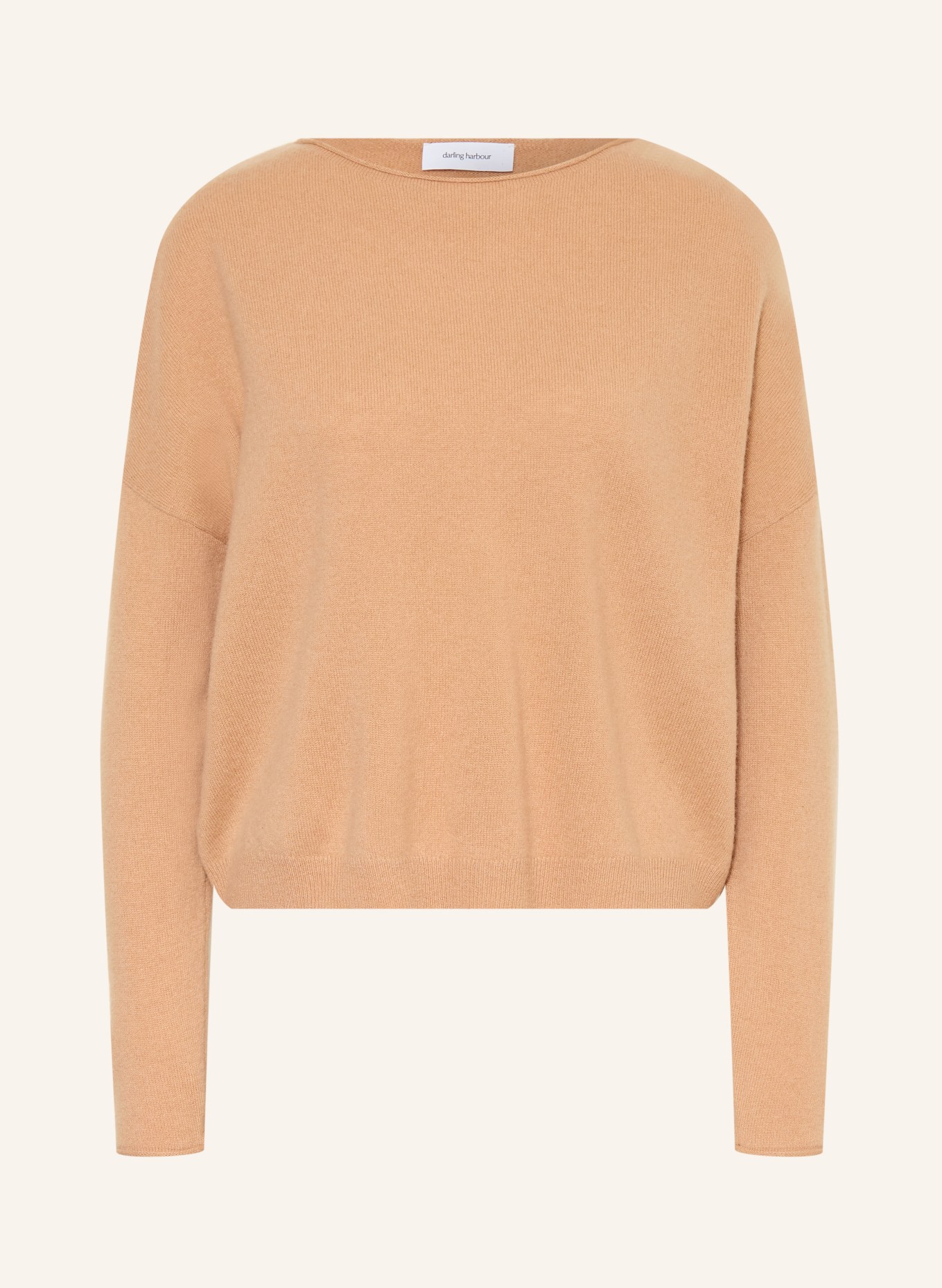 darling harbour Cashmere sweater: CAMEL